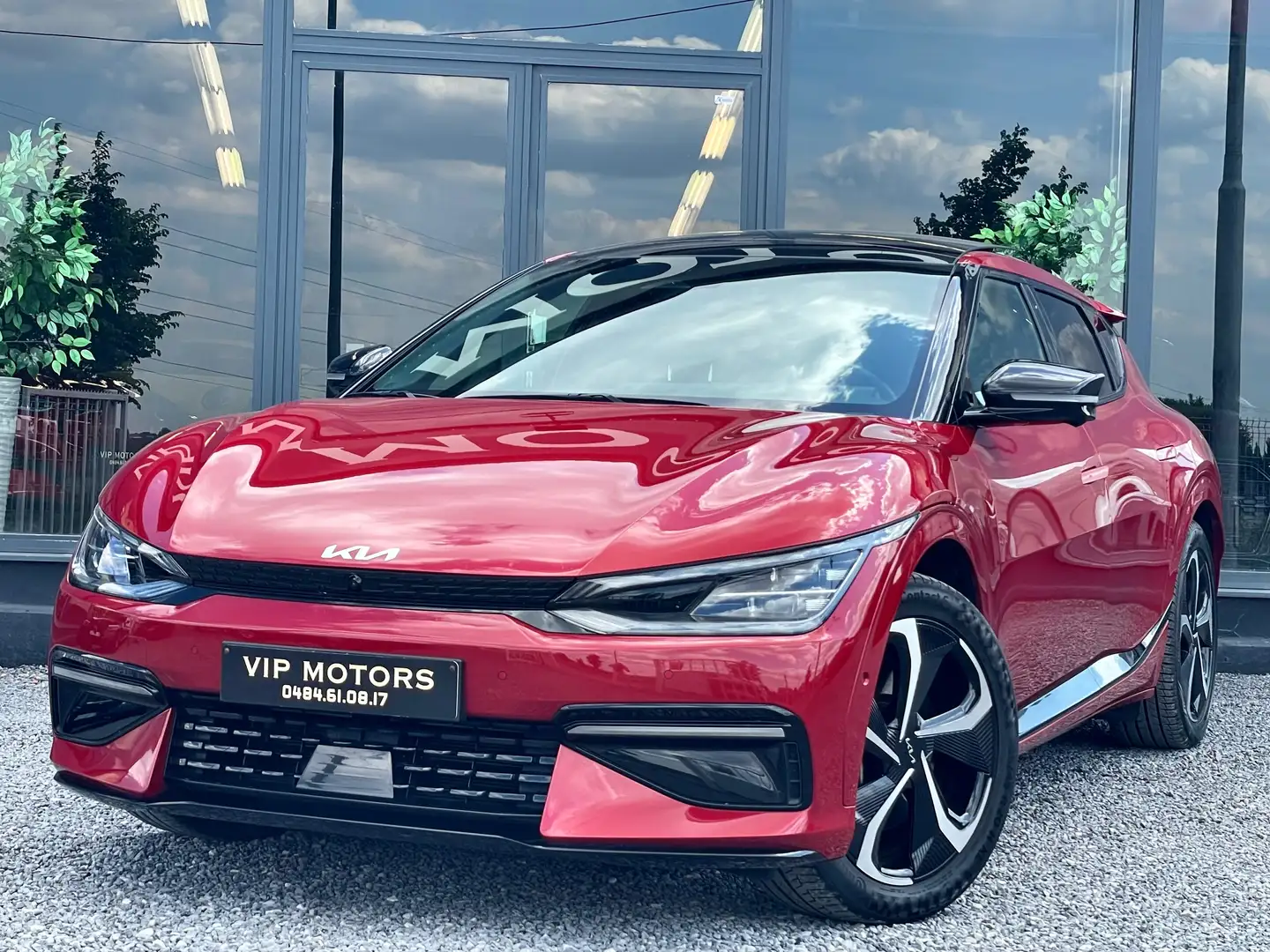 Kia EV6 77.4 kWh //  GT LINE // 28.090 HTVA Rood - 2