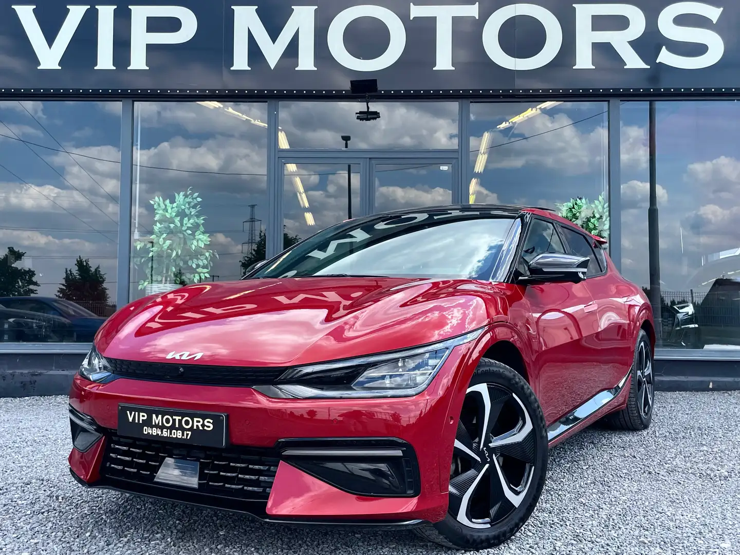Kia EV6 77.4 kWh //  GT LINE // 28.090 HTVA Rood - 1