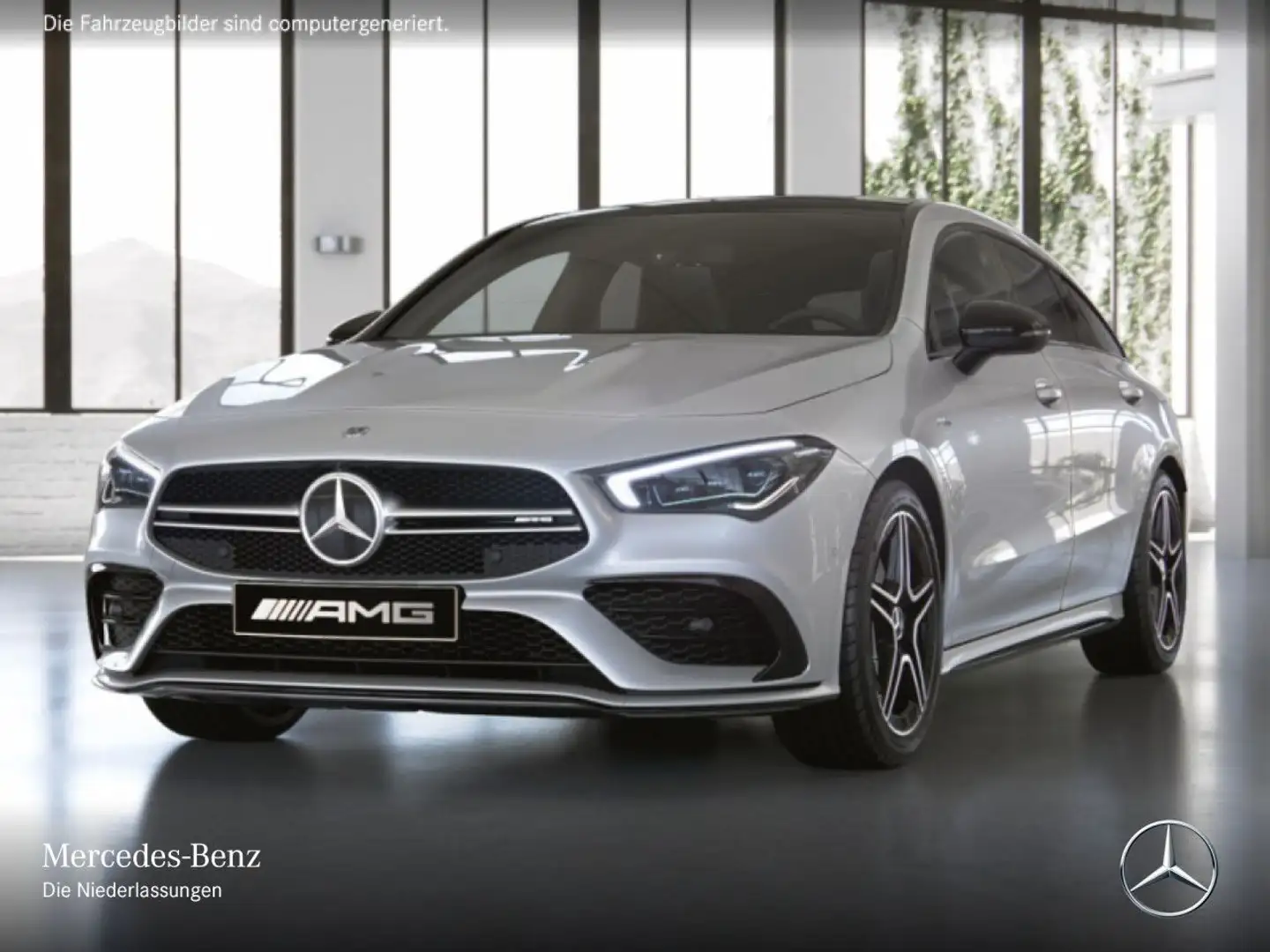 Mercedes-Benz CLA 35 AMG CLA 35 4M AMG+PANO+MULTIBEAM+KAMERA+TOTW+7G Blanc - 2