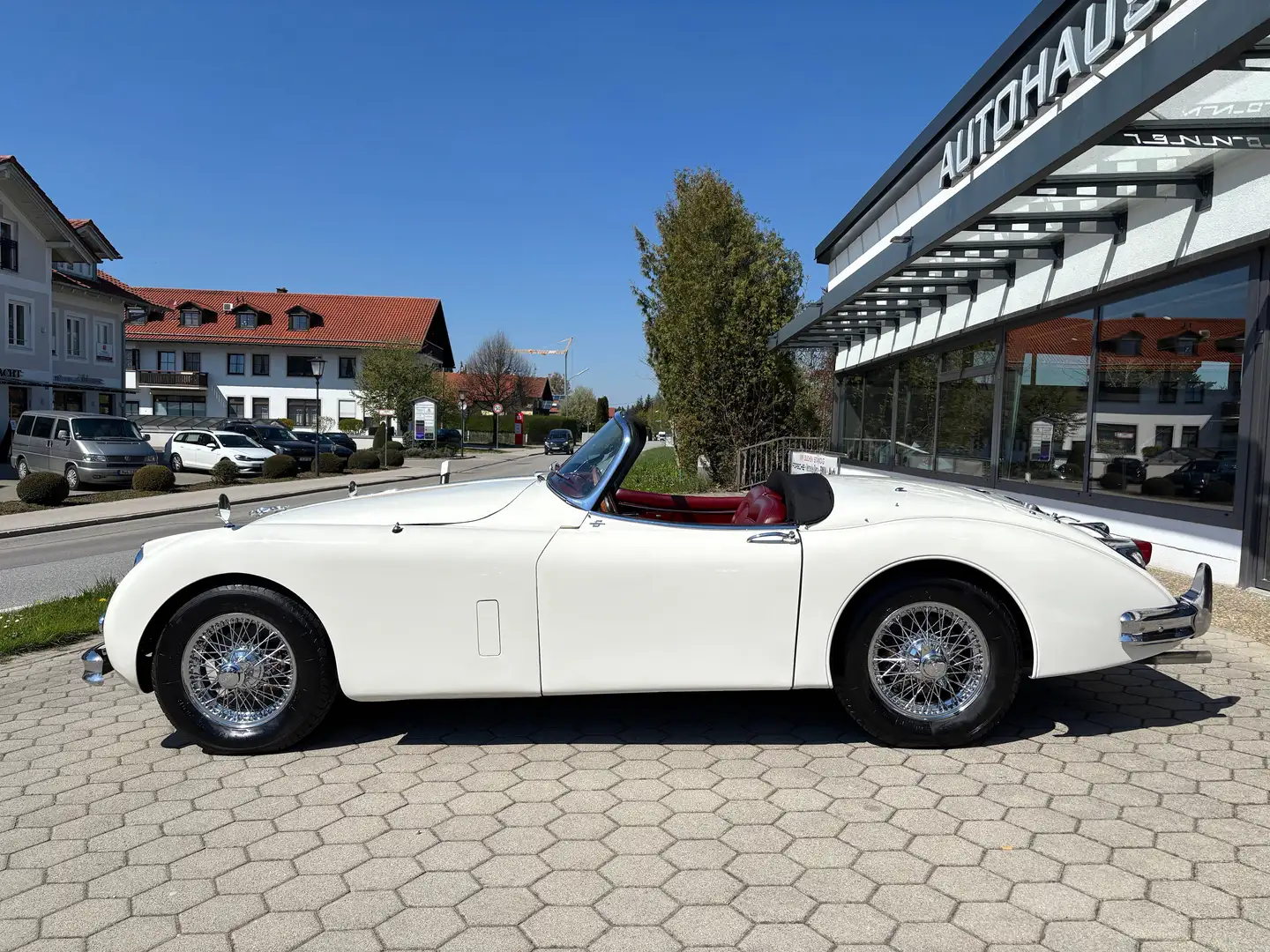 Oldtimer Jaguar XK 150 S OTS  SEIT 1979 1 BESITZER IN DEUTSCHLAND! Weiß - 2