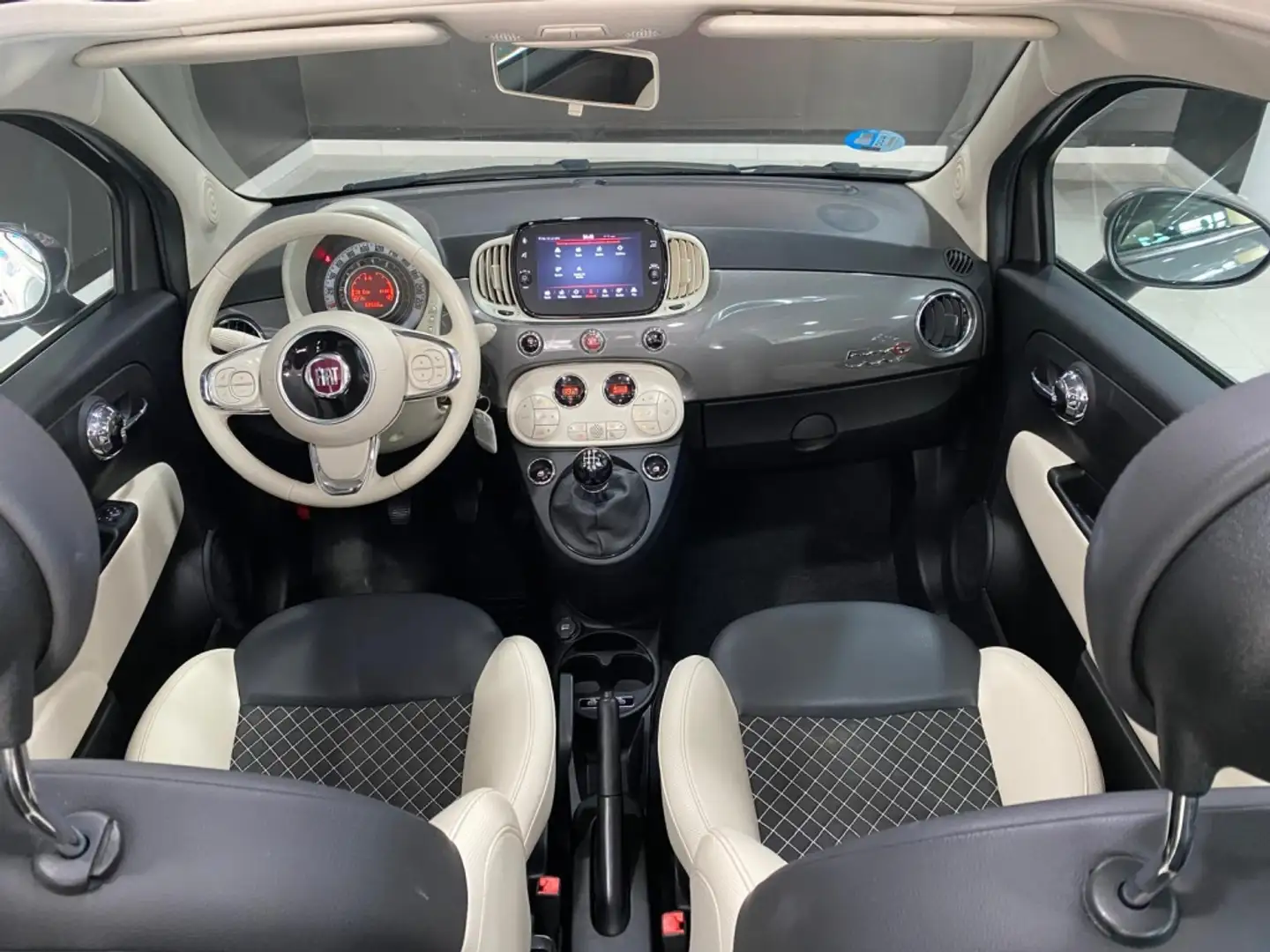 Fiat 500C 1.0 Hybrid Dolcevita 52kW Gris - 2