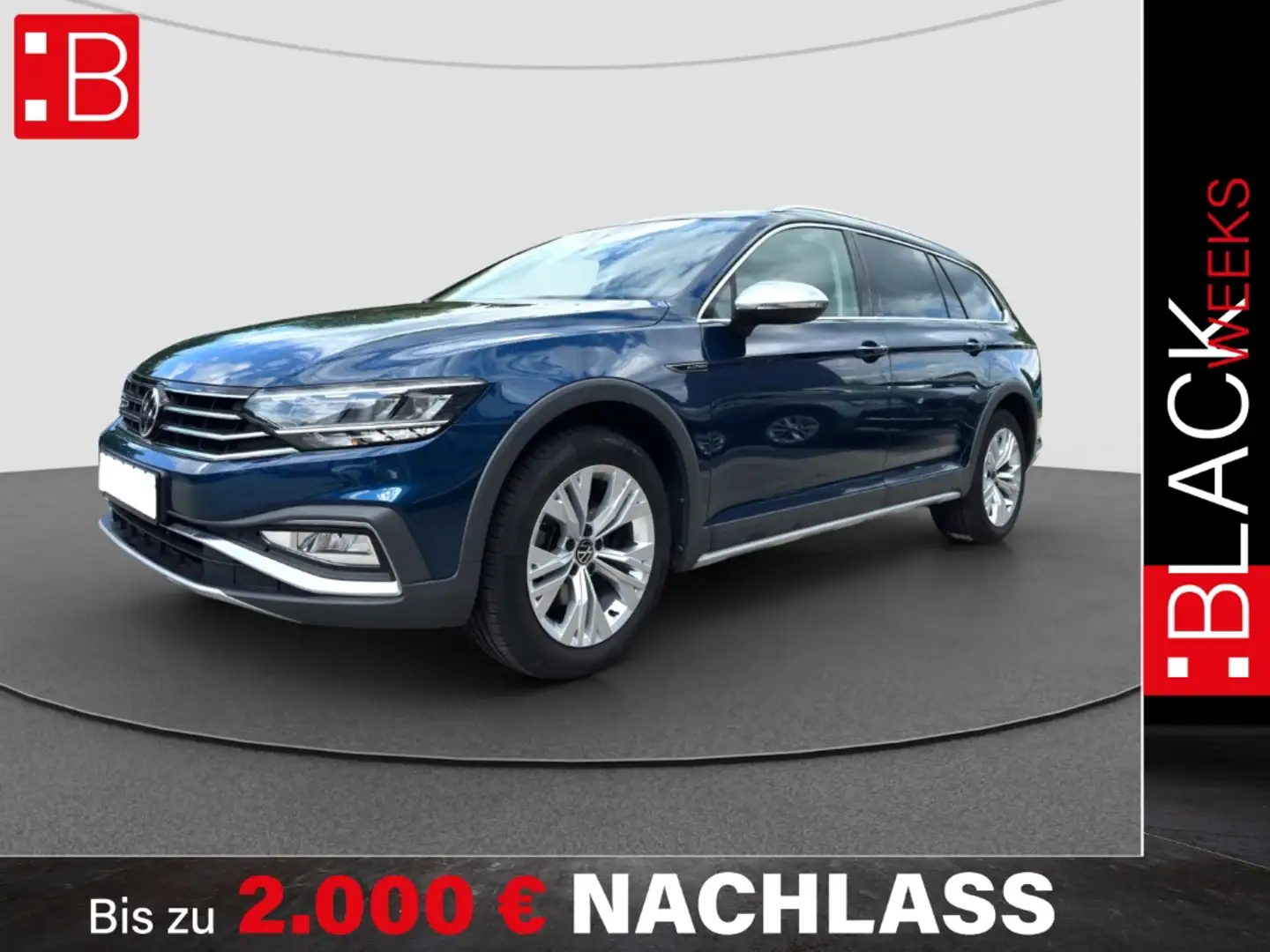 Volkswagen Passat Alltrack 2.0 TDI DSG 4Mo. AHK REAR VIEW LED NAVI Blau - 1