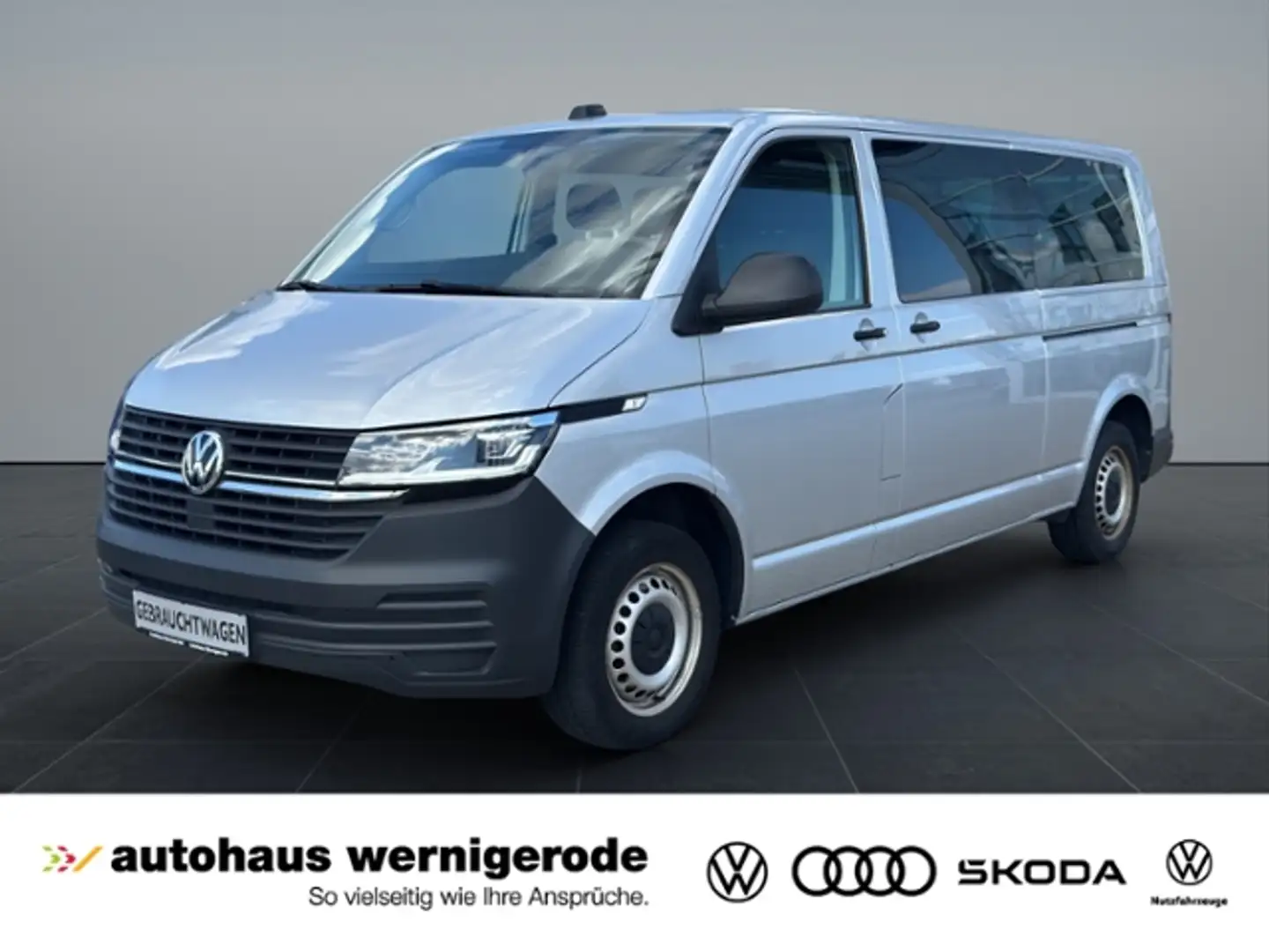 Volkswagen T6.1 Kombi T6.1 Transporter Kombi 2.0 TDI DSG LR, LED Silber - 1