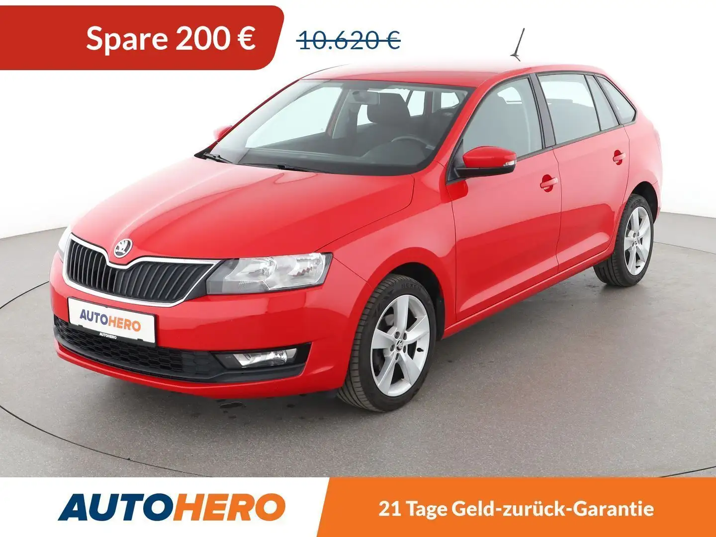 Skoda Rapid/Spaceback 1.0 TSI Cool Edition *PDC*KLIMA* Rot - 1