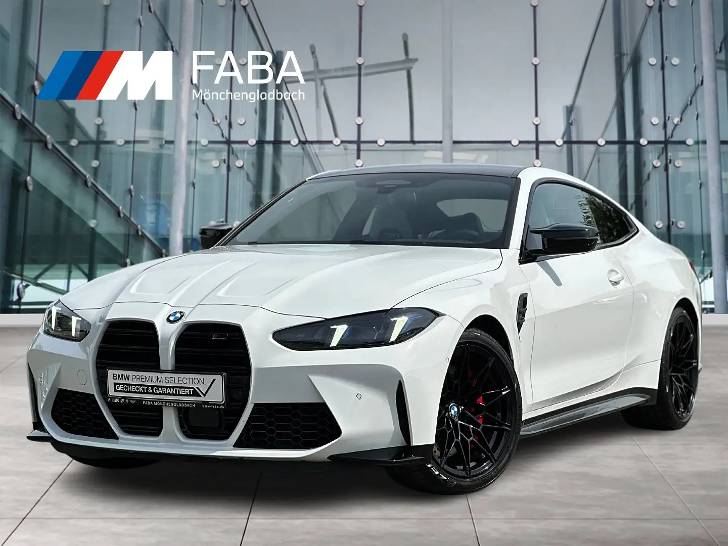 BMW M4 Competition M xDrive Coupé HK HiFi DAB LED Weiß - 1