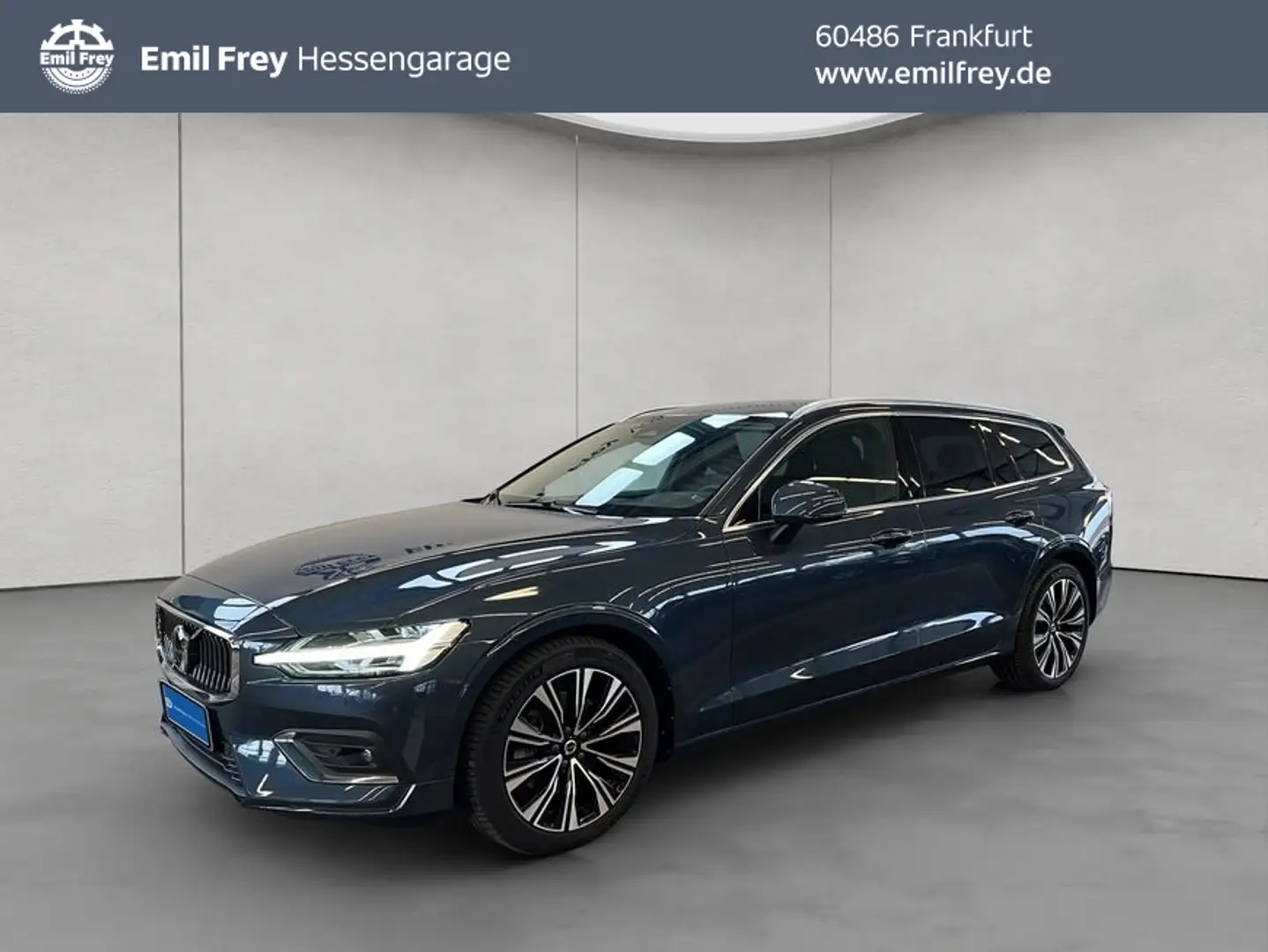 Volvo V60 B4 Plus-Bright Aut PilotAssist 360° Leder 18'' Blau - 1