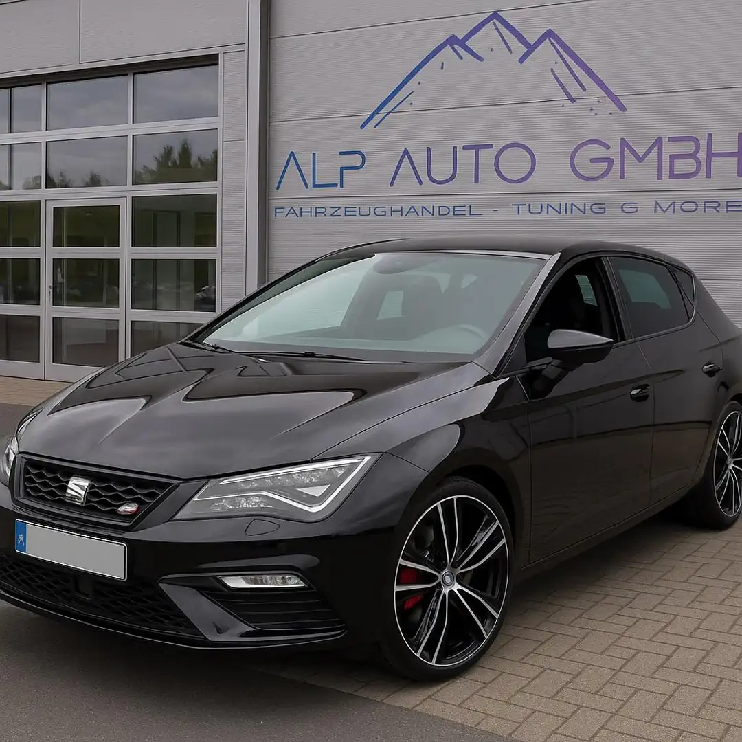 SEAT Leon Cupra 300/VC/LED/PANO/SPORT-SITZE/ACC/DAB/BEATS Schwarz - 1