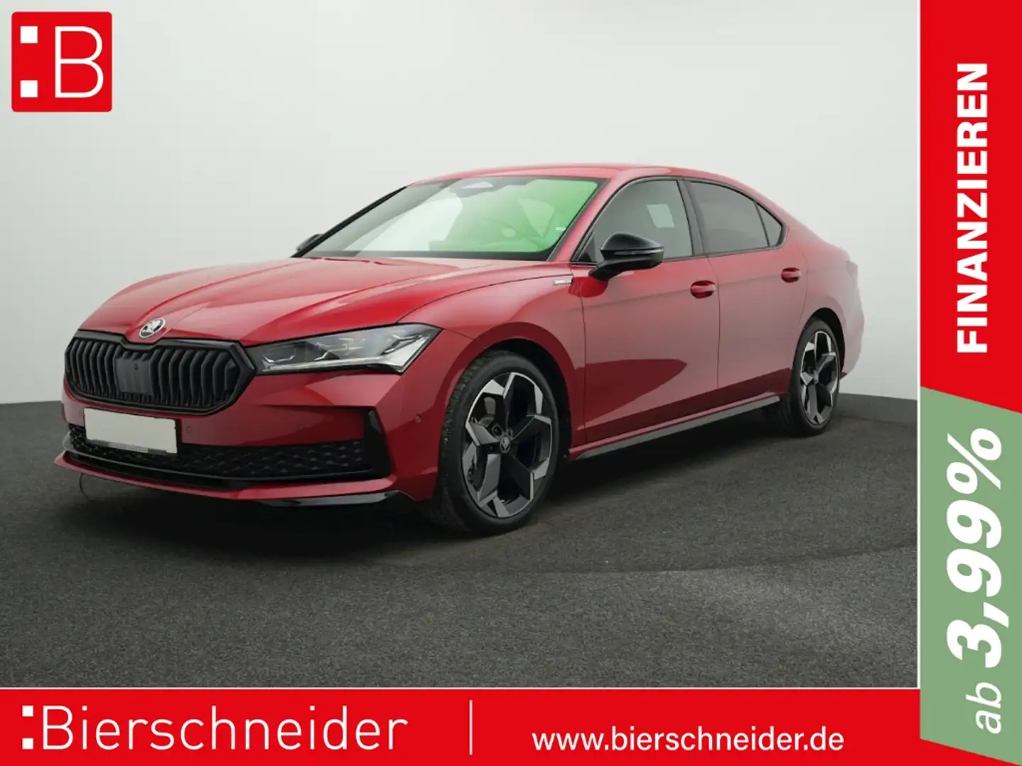 Skoda Superb Lim. 2.0 TDI DSG 4x4 Sportline CANTON AREA ACC Rouge - 1