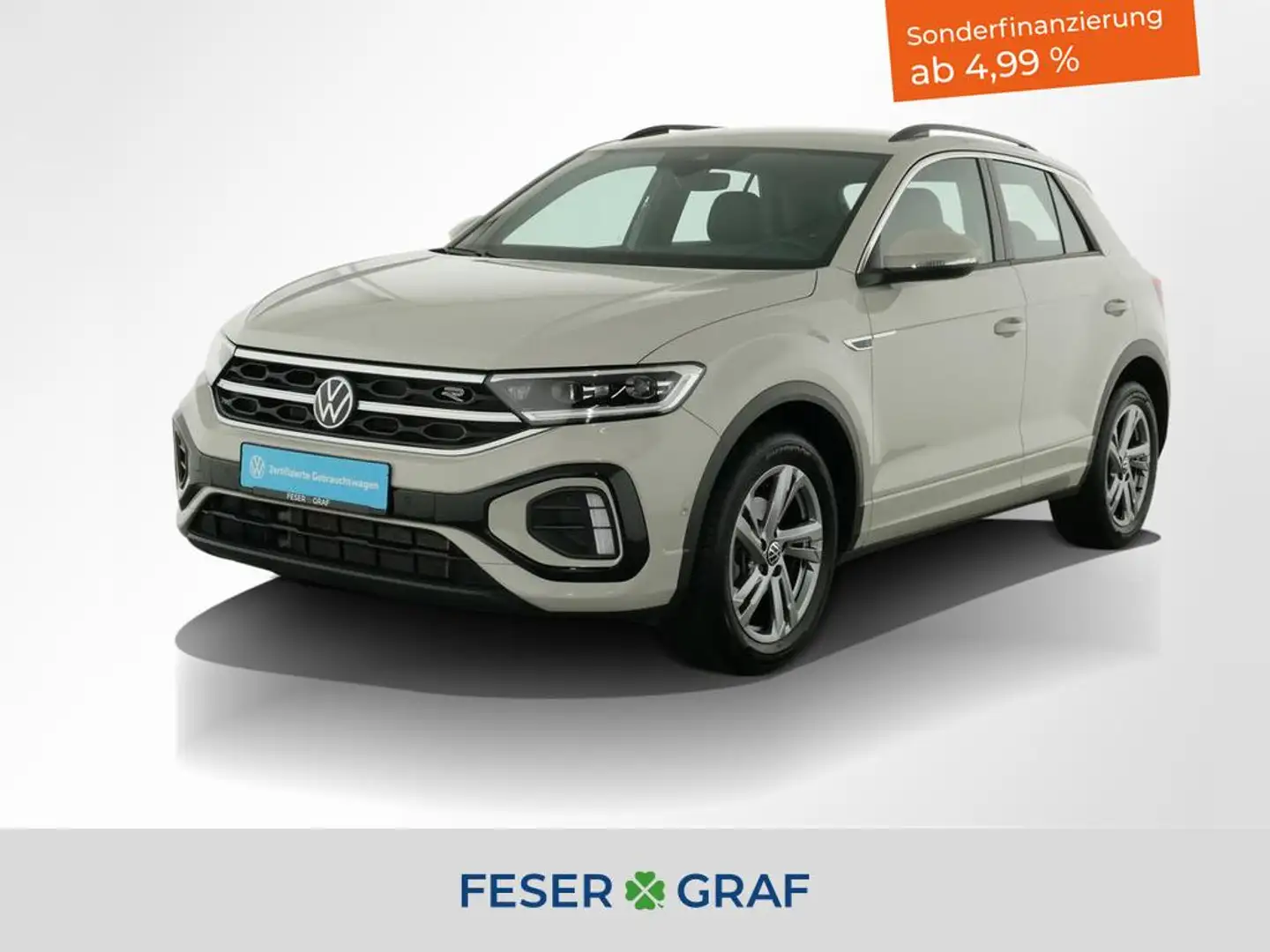 Volkswagen T-Roc 2.0 TDI R-Line LED Rückfahrkamera Gris - 1