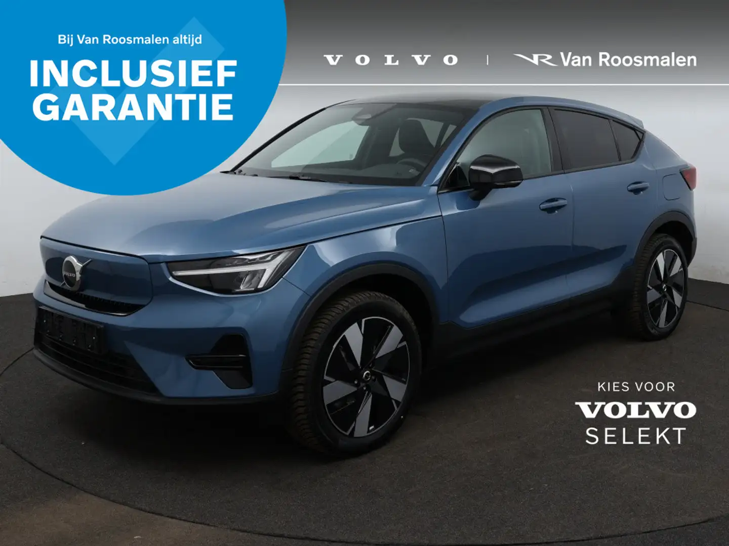 Volvo C40 Extended Plus 82 kWh | Adaptive cruise | Trekhaak Kék - 1