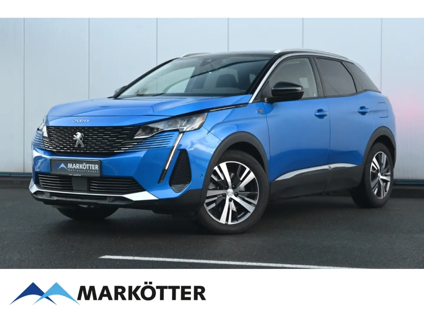 Peugeot 3008 225 Hybrid Roadtrip/Keyl/Kamera/AllSeason Bleu - 1
