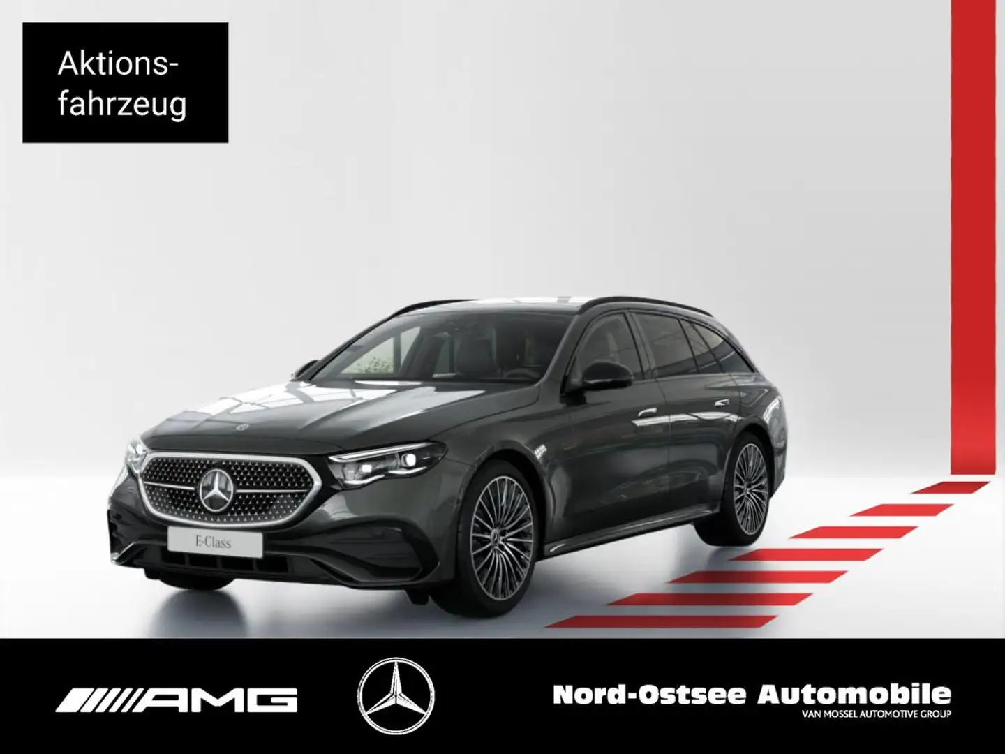 Mercedes-Benz E 300 de 4m T AMG-EDITION 20-ZO NIGHT PANO AHK Grau - 1