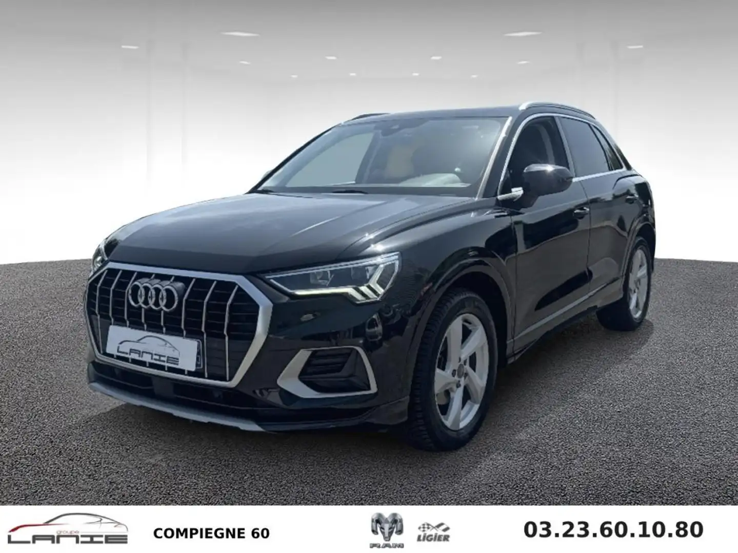 Audi Q3 35 TDI 150 ch S tronic 7 Design Luxe Noir - 1