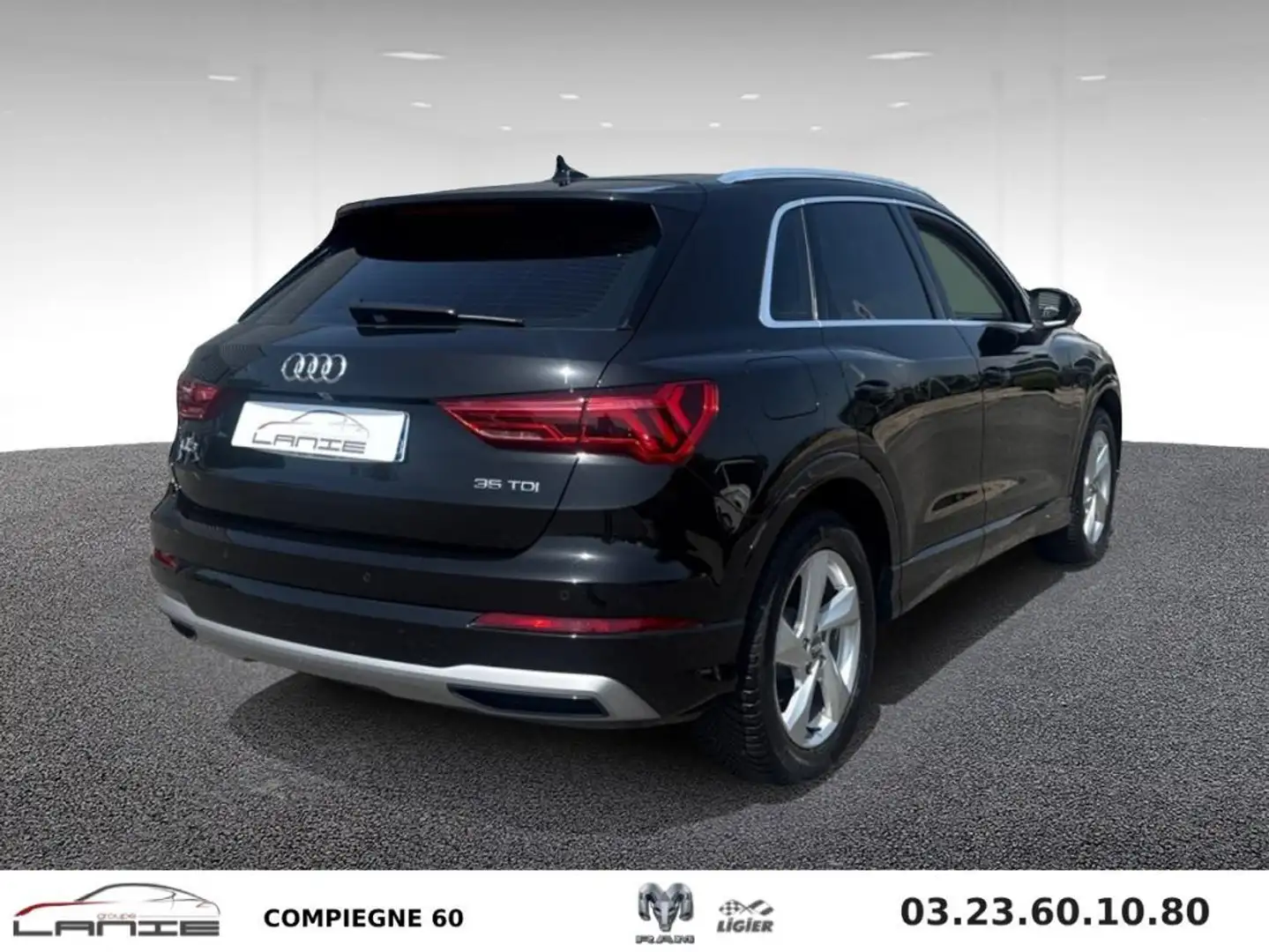 Audi Q3 35 TDI 150 ch S tronic 7 Design Luxe Noir - 2