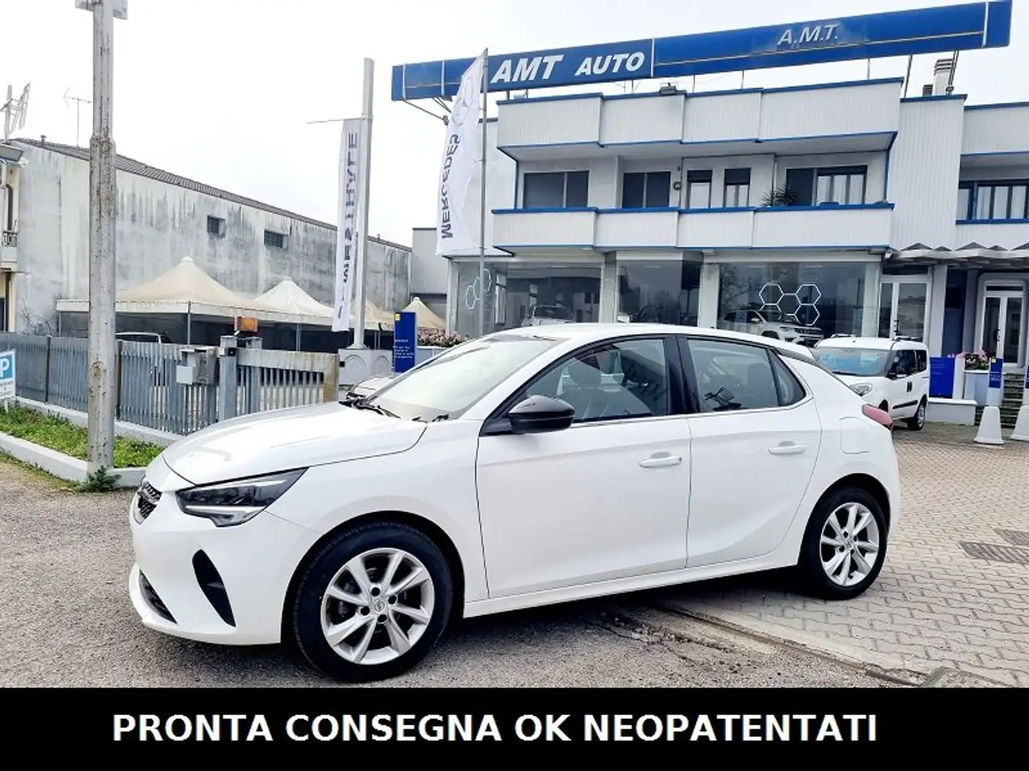 Opel Corsa 1.2 Elegance PRONTA CONSEGNA OK NEOPATENTATI Alb - 1