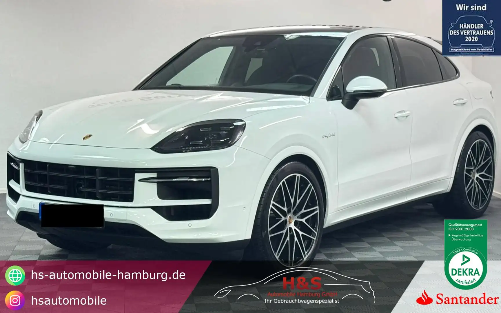 Porsche Cayenne Coupe E-Hybrid*Soft-Close*Sport-Design-Paket Weiß - 1