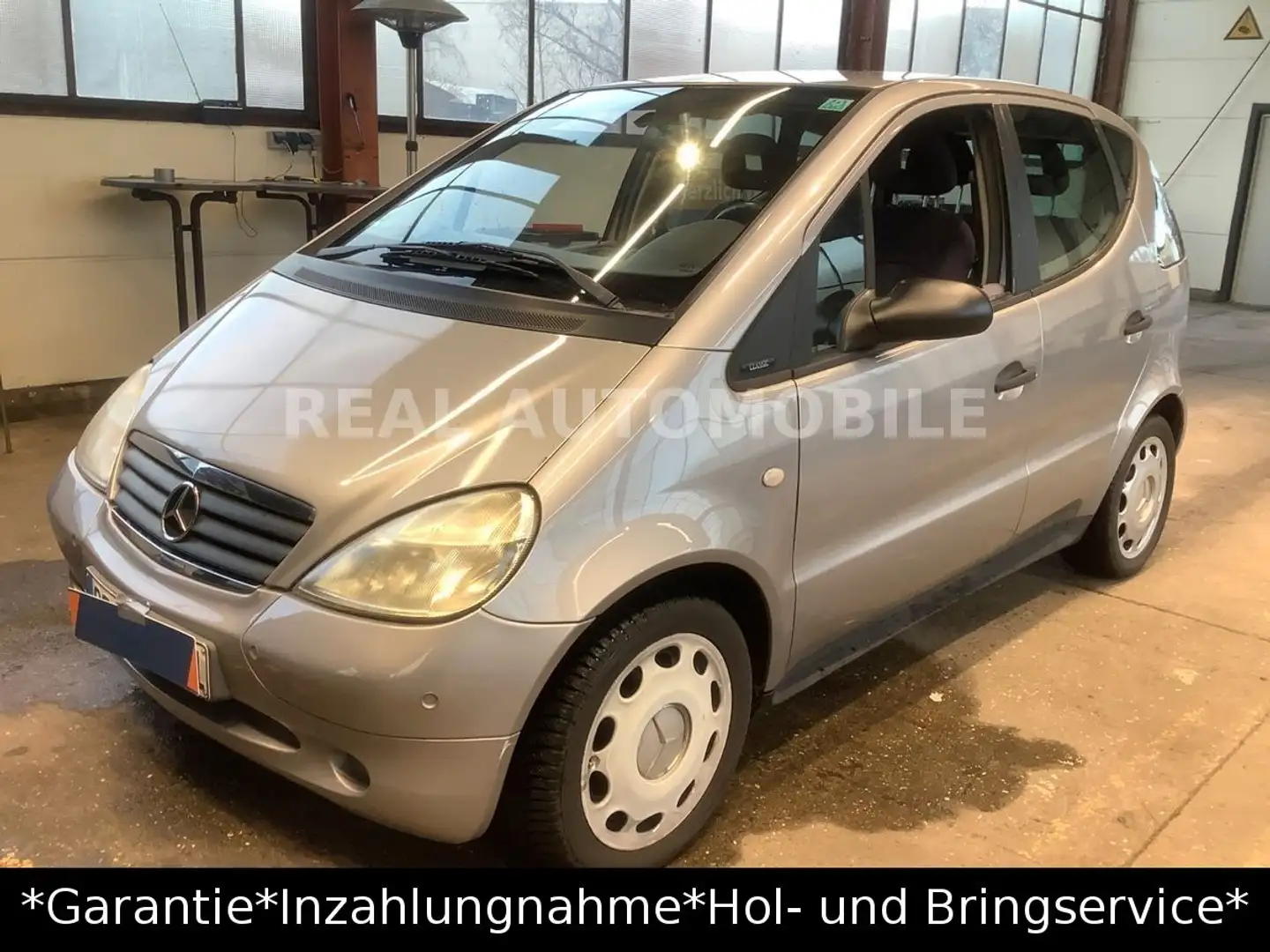 Mercedes-Benz A 160 AUTOMATIK *1.HAND*TÜV NEU*SCHECKHEFT*KLIMA Silber - 1