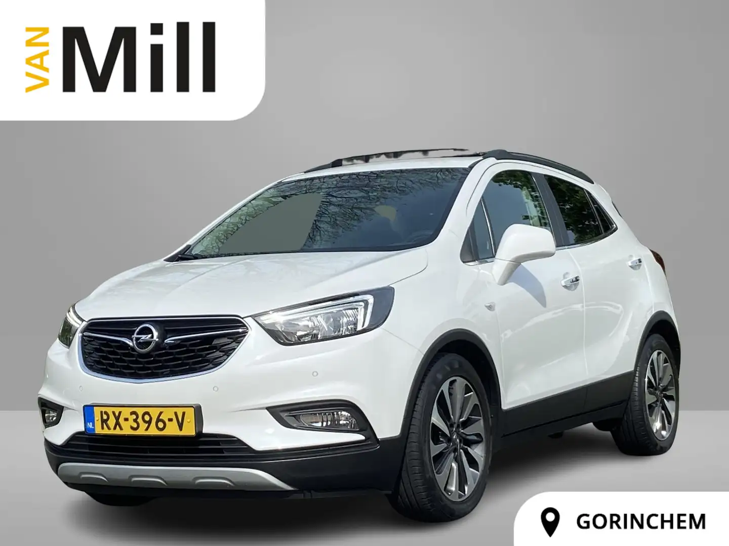 Opel Mokka X 1.4 Turbo Innovation |LEDER|TREKHAAK|SCHUIF/KANTEL Blanco - 1