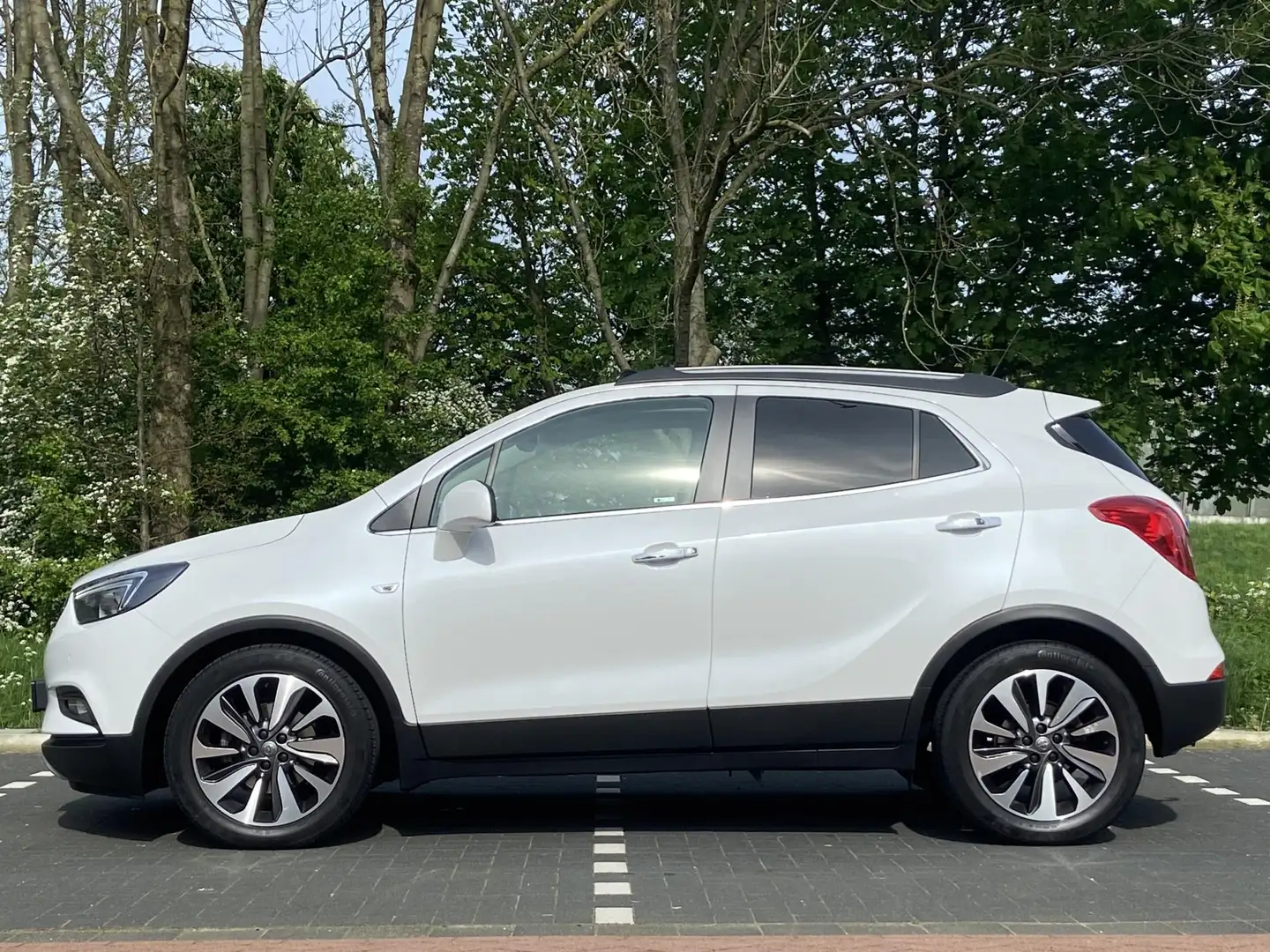 Opel Mokka X 1.4 Turbo Innovation |LEDER|TREKHAAK|SCHUIF/KANTEL Weiß - 2