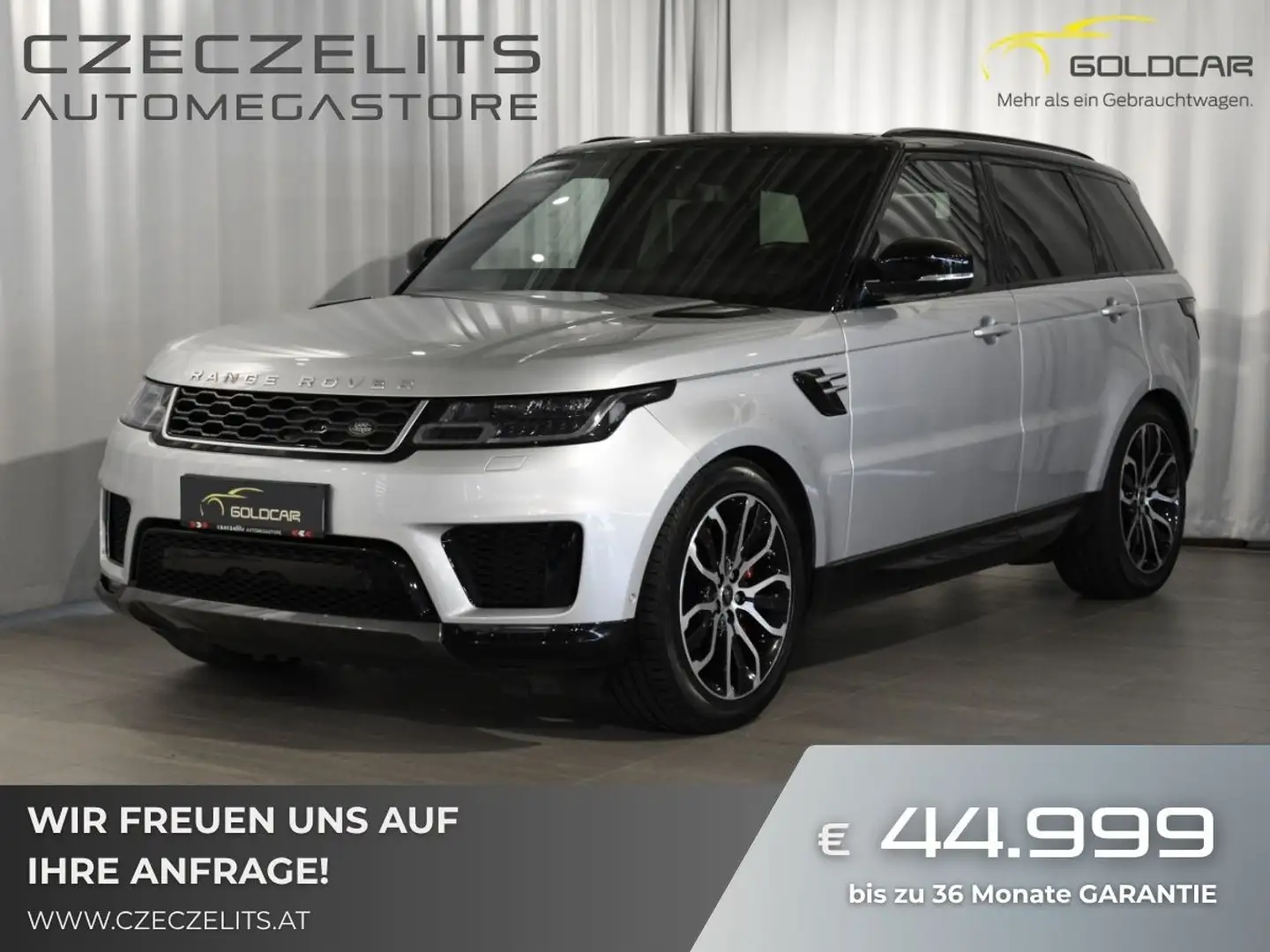 Land Rover Range Rover Sport 2,0 Si4 PHEV AWD HSE Silber - 1