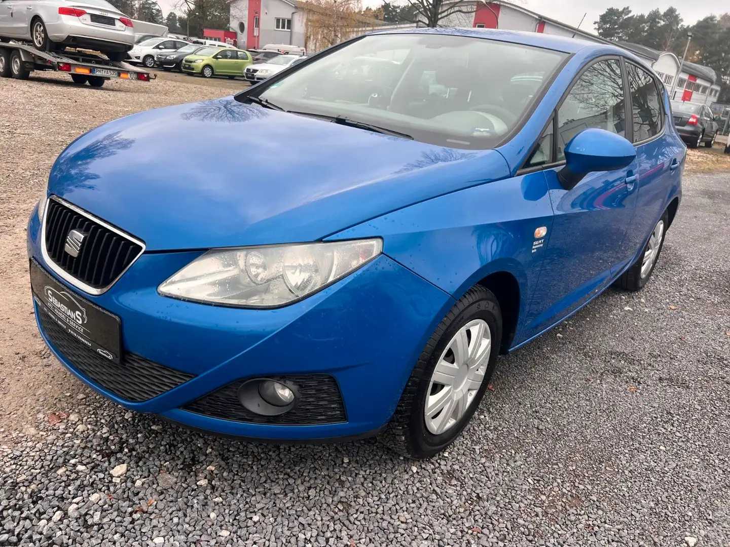 SEAT Ibiza 1.4 16V Style Tüv 02/2027 Klima Tempomat Blau - 1