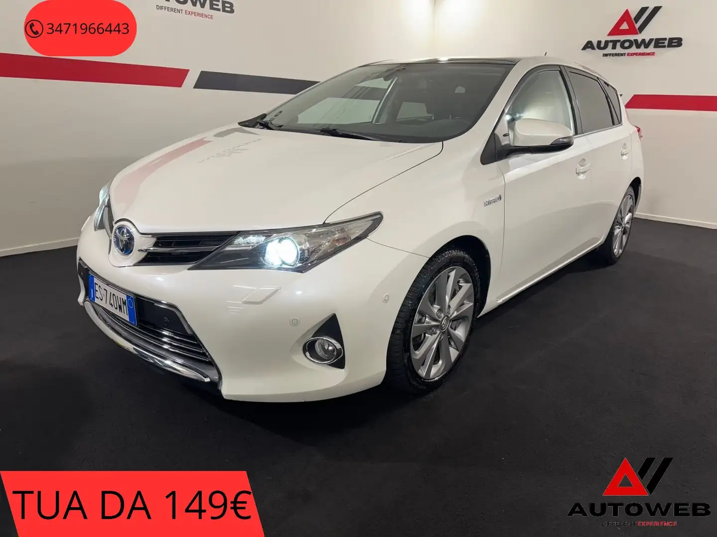 Toyota Auris Auris 1.8 Hybrid Lounge Bianco - 1