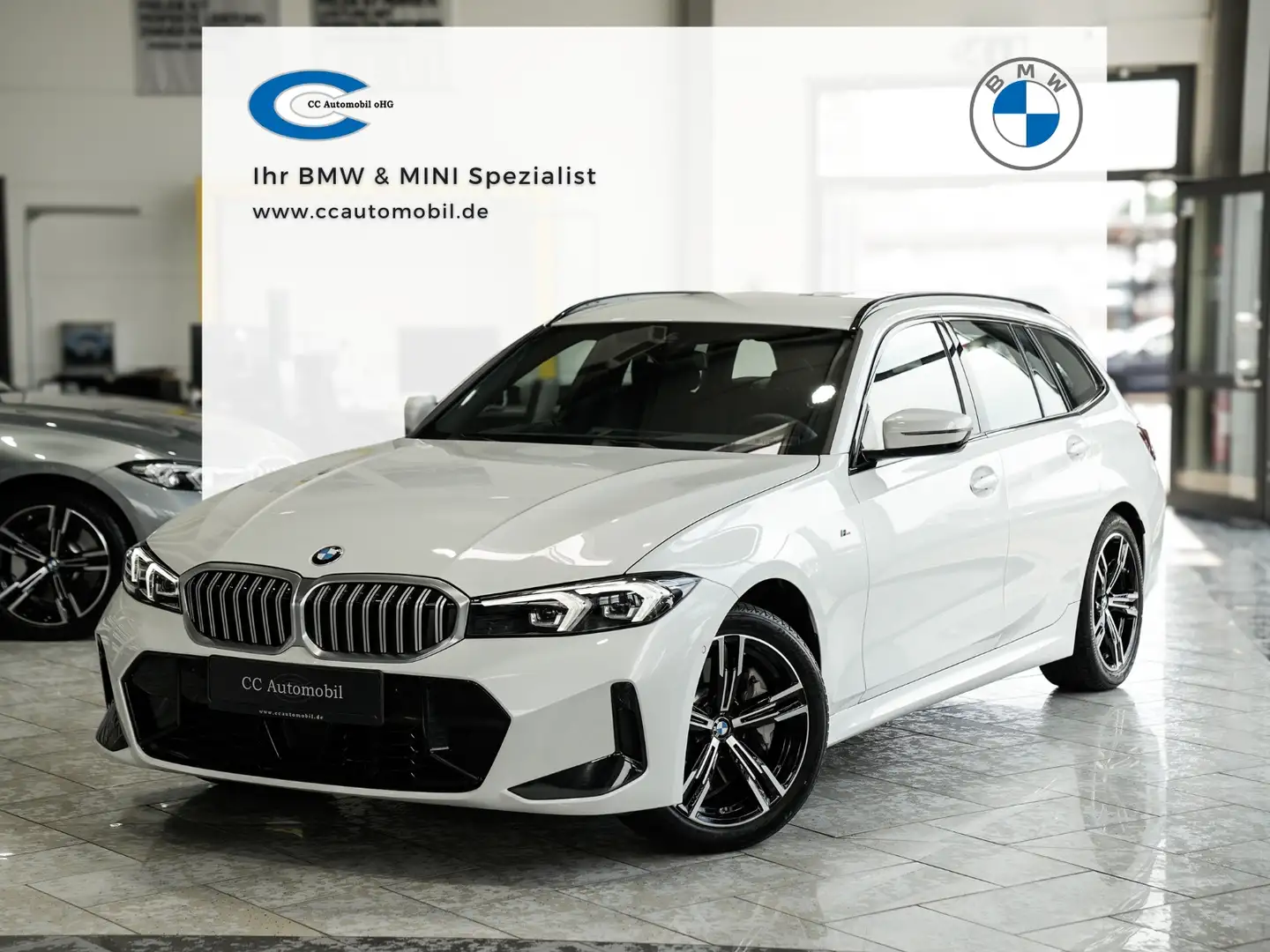 BMW 330 330i xDrive Touring M Sport ACC Kamera Blanc - 1