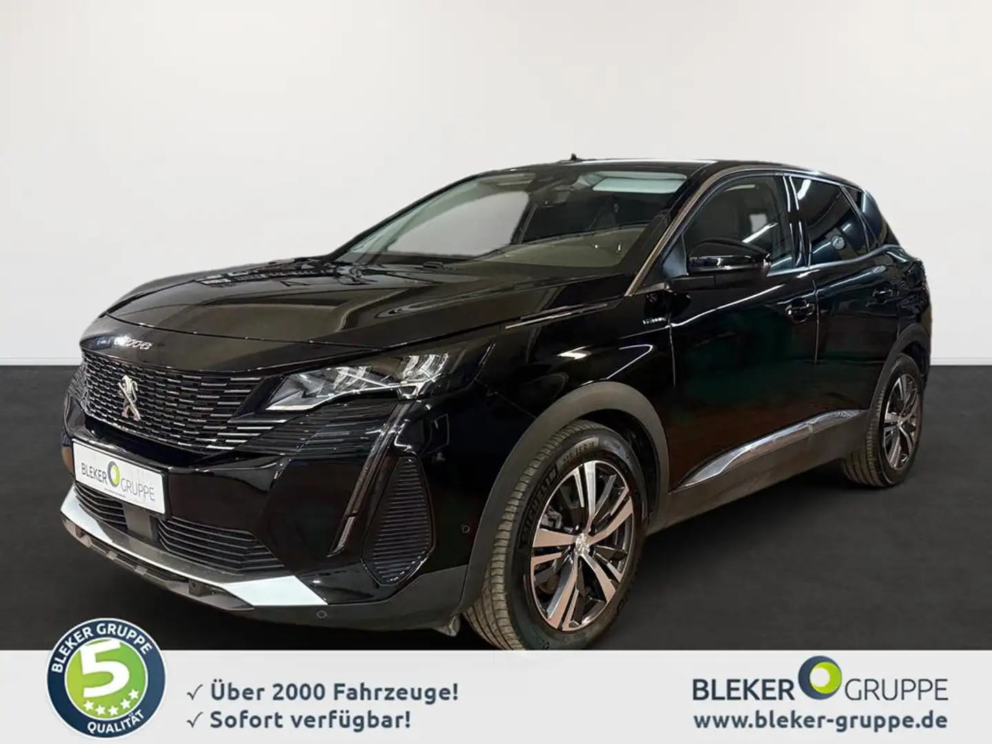 Peugeot 3008 Hybrid 225 Allure Noir - 1
