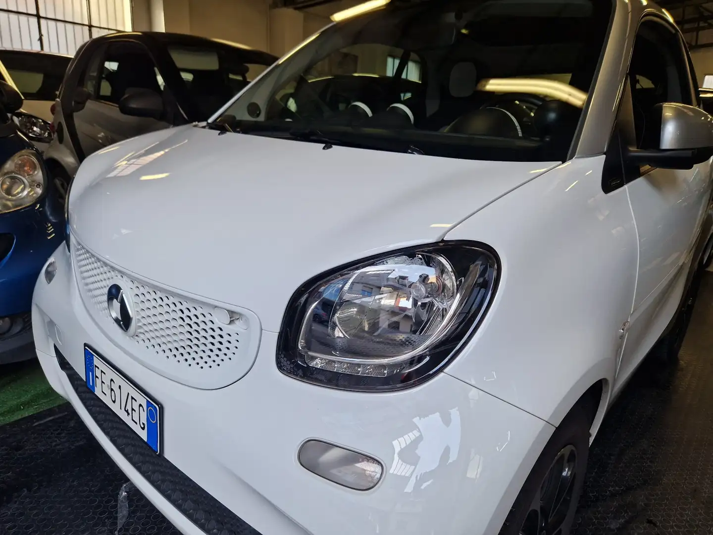 smart forTwo passion automatica solo 35000km navi telecamera Blanco - 2