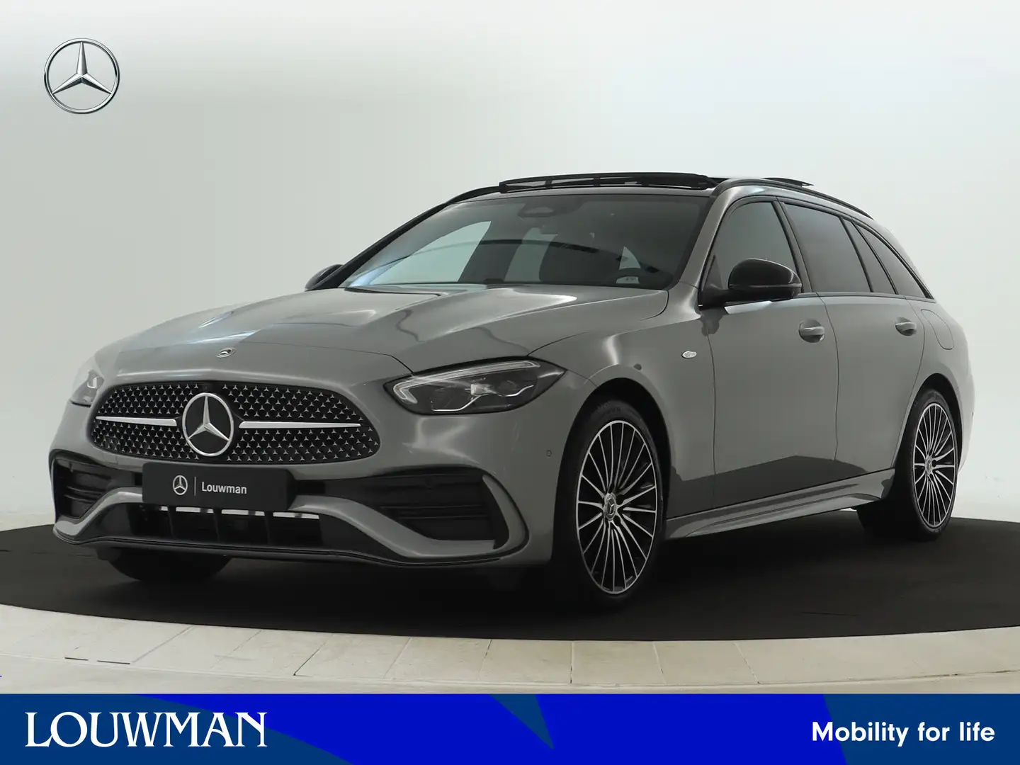Mercedes-Benz C 300 Estate e Business Solution AMG | Trekhaak | Nightp Gris - 1