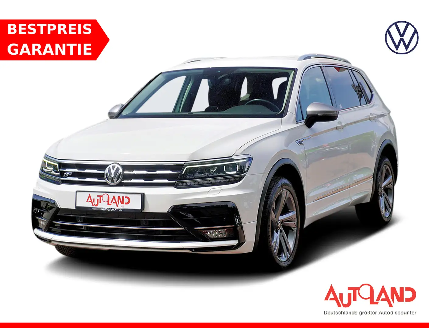 Volkswagen Tiguan Allspace 2.0 TDI R-Line LED Navi AHK ACC White - 1
