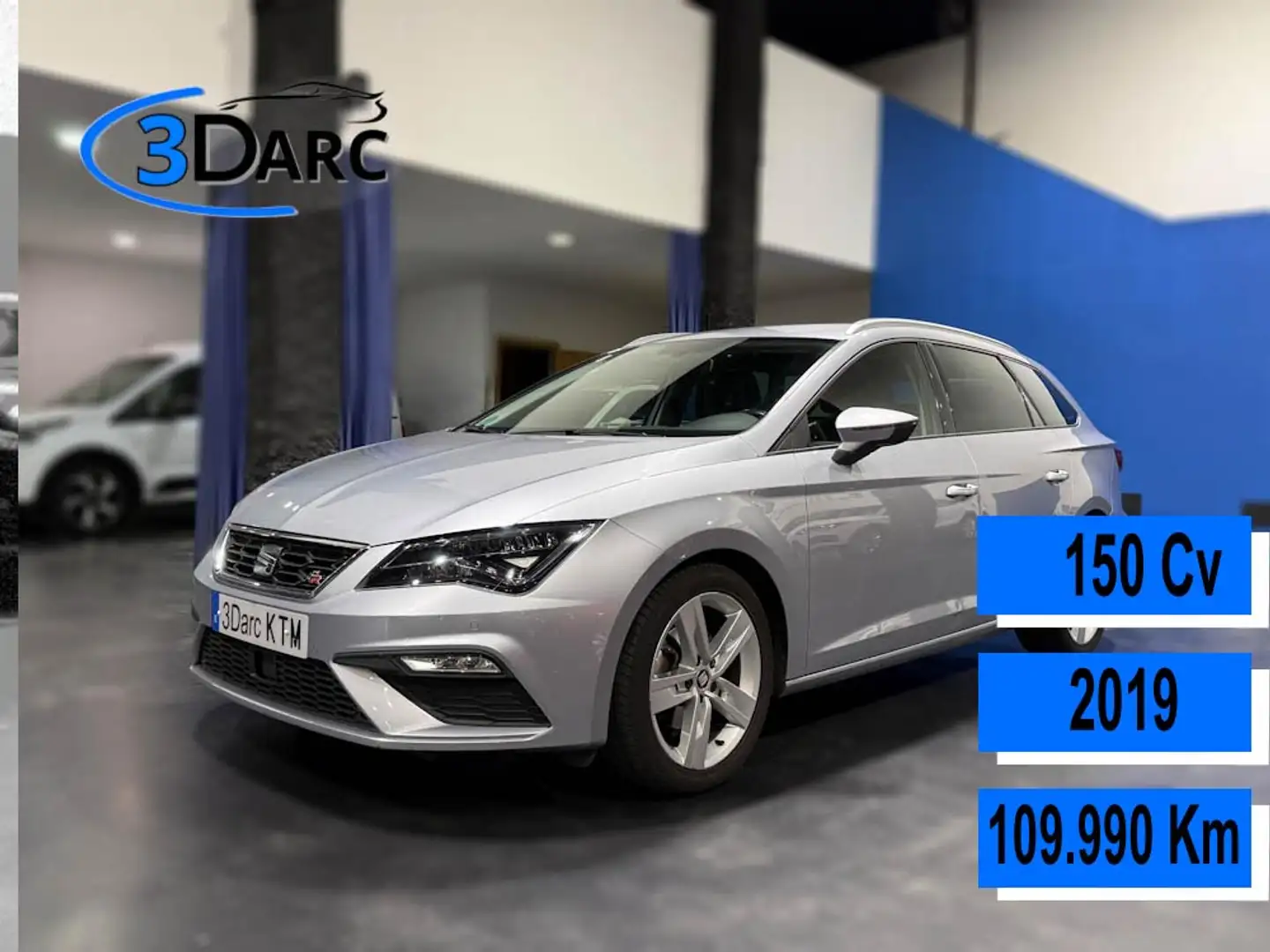 SEAT Leon ST 1.5 EcoTSI S&S FR 150 Plateado - 1