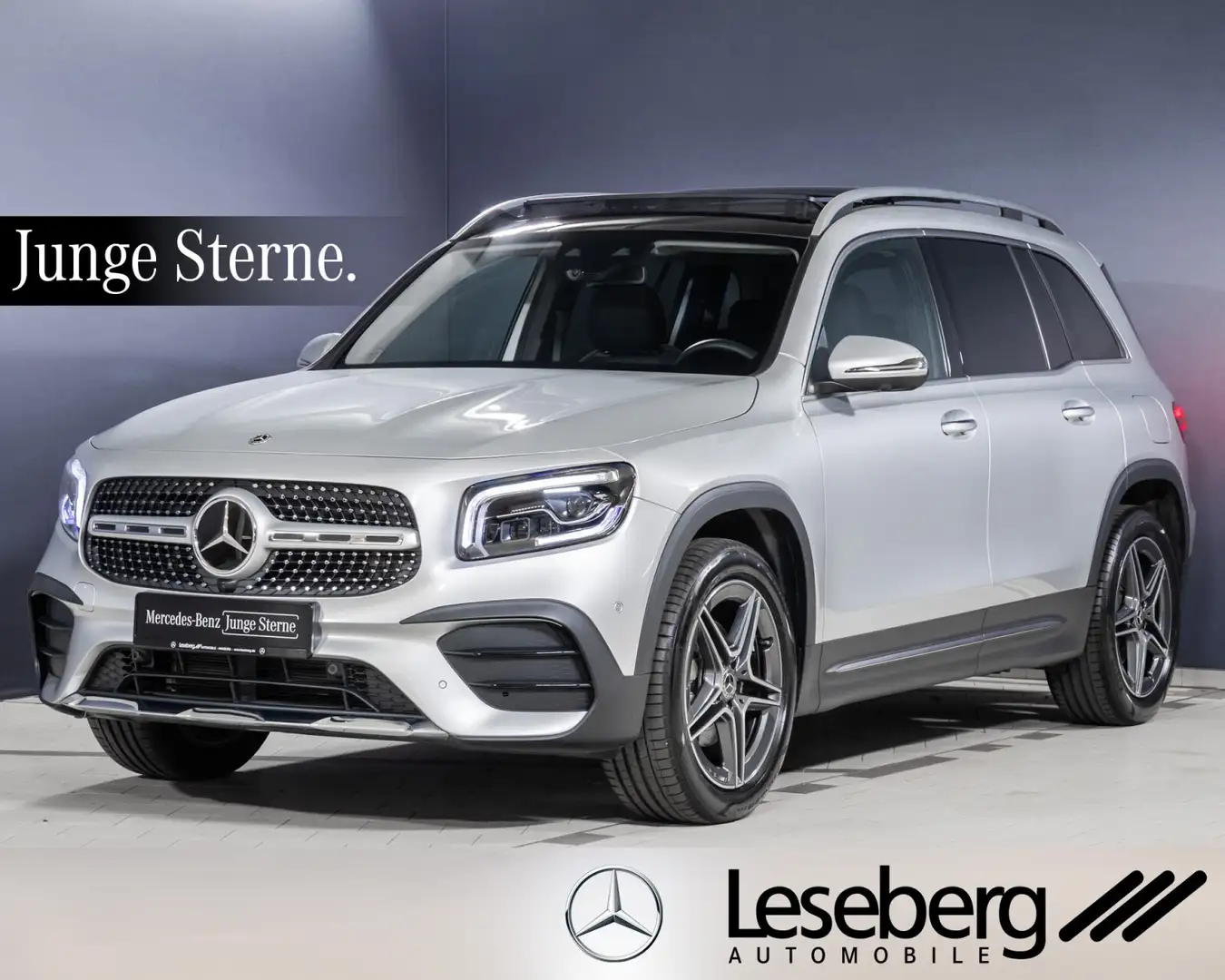 Mercedes-Benz GLB 200 GLB 200 AMG /7-Sitzer/Multibeam/Distro/AHK/Pano/ Silber - 1