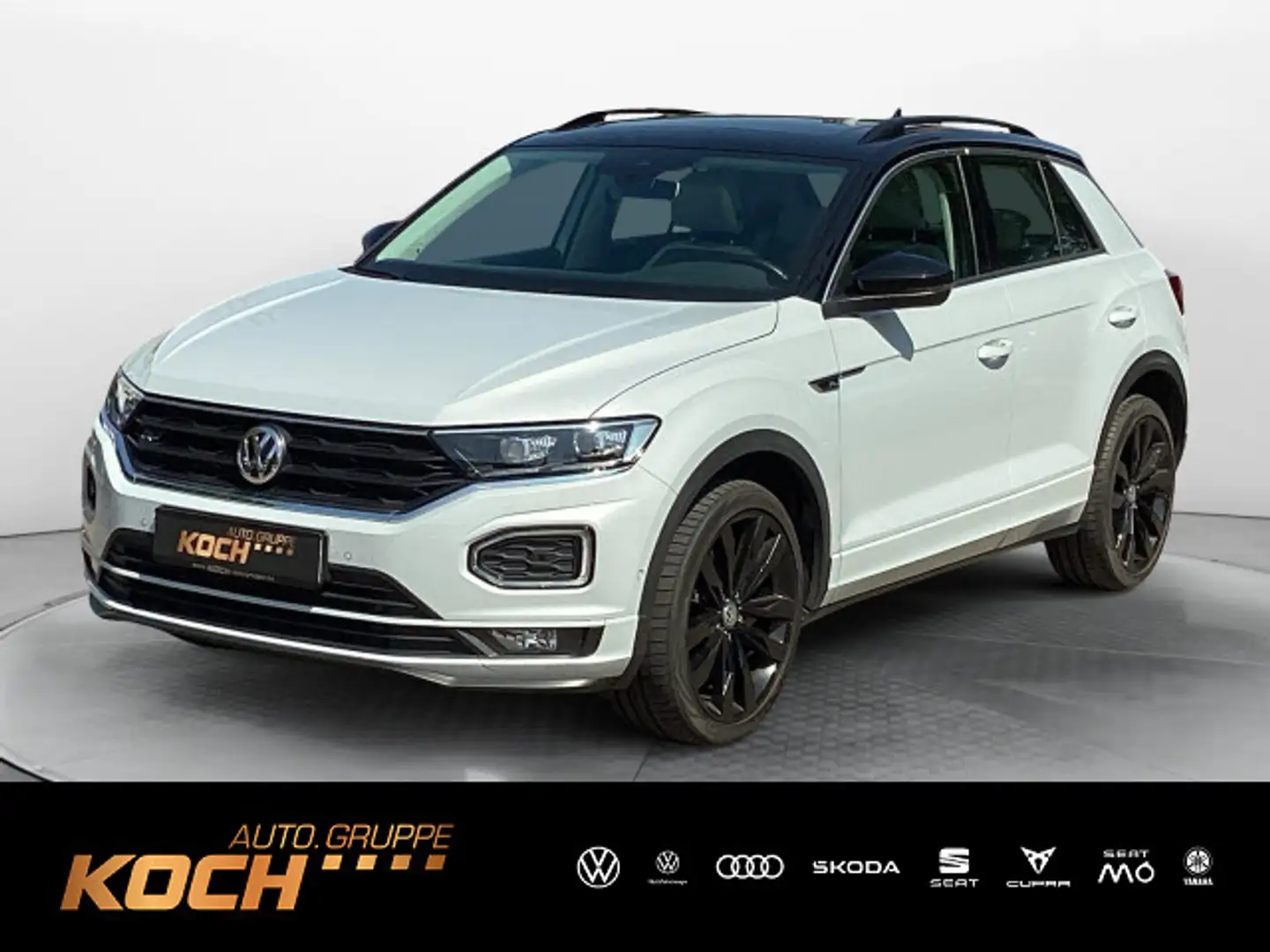 Volkswagen T-Roc 2.0TDI Style DSG R-Line Leder Navi LED Pan Silber - 1