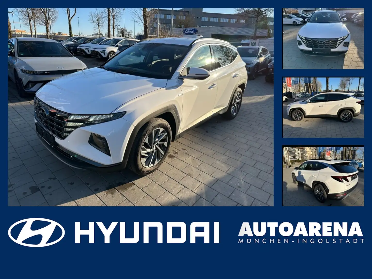 Hyundai TUCSON 1.6 CRDi Select Allrad Automatik Navi Weiß - 1