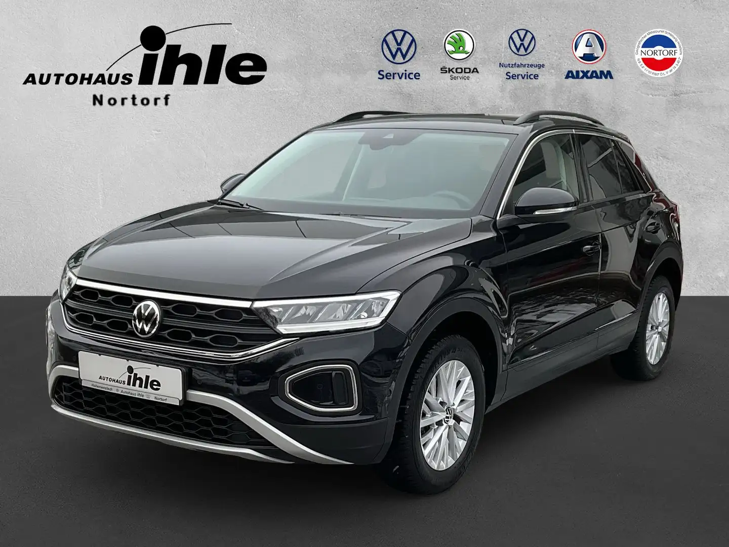 Volkswagen T-Roc Life 1.0 TSI AHK RFK ACC PDC Navi Sitzhzg Schwarz - 1