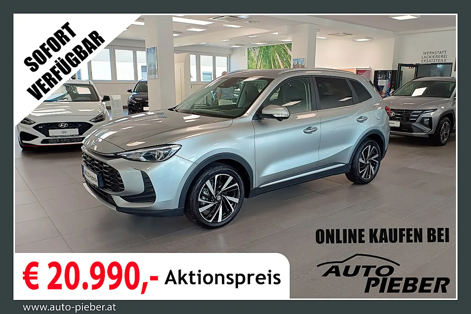 MG ZS 1.5 Hybrid+ Luxury *LED* *LEDER* Silber - 1