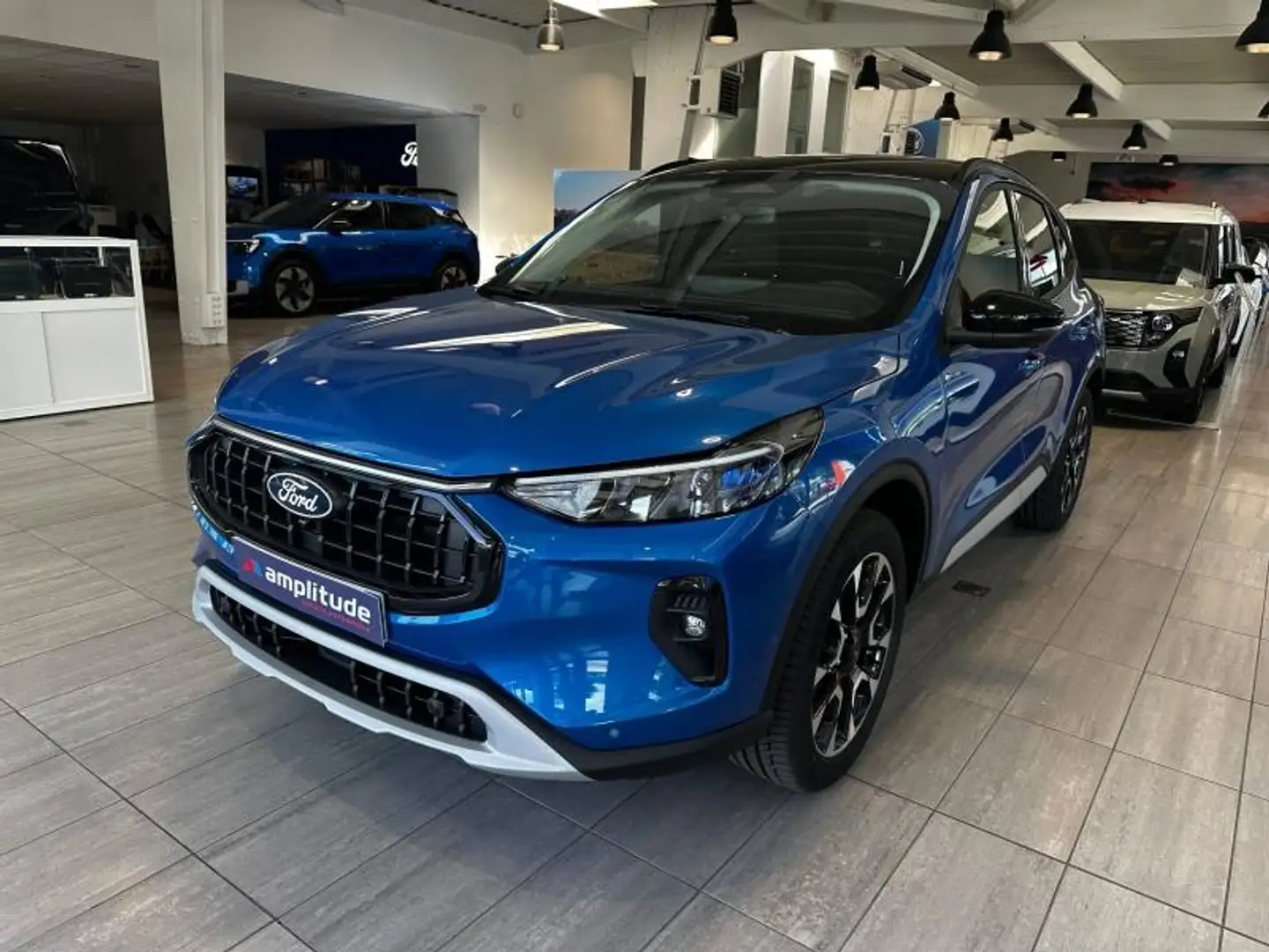 Ford Kuga 2.5 Duratec 180ch Hybrid FlexiFuel Active X Powers Bleu - 1