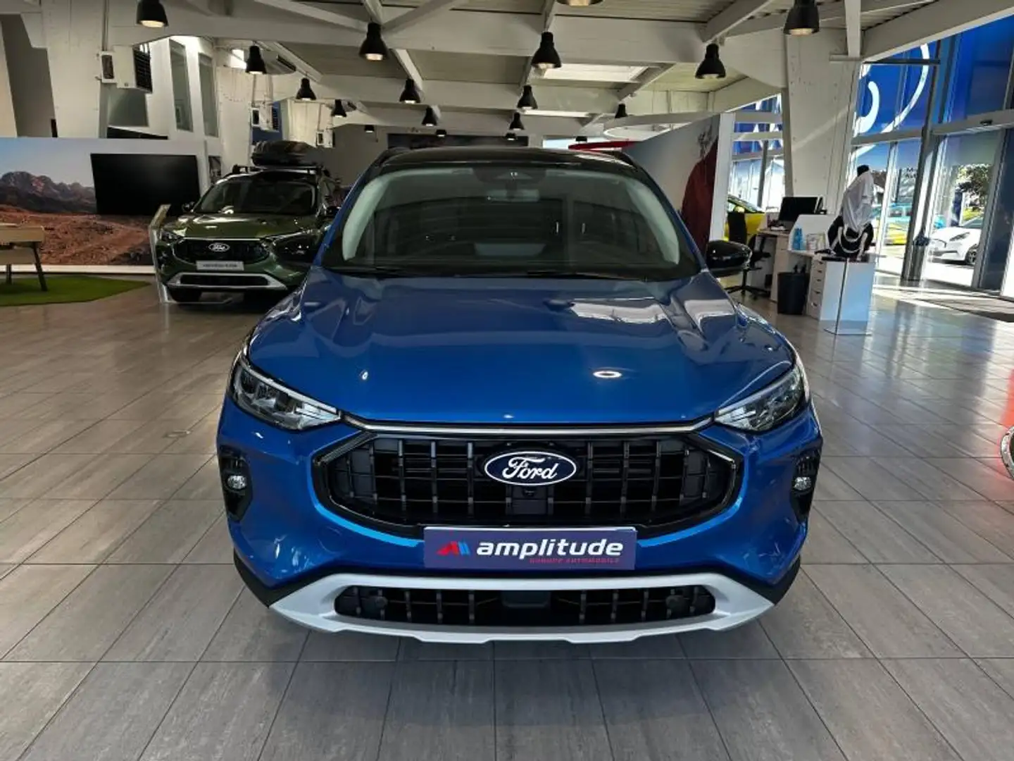 Ford Kuga 2.5 Duratec 180ch Hybrid FlexiFuel Active X Powers Bleu - 2