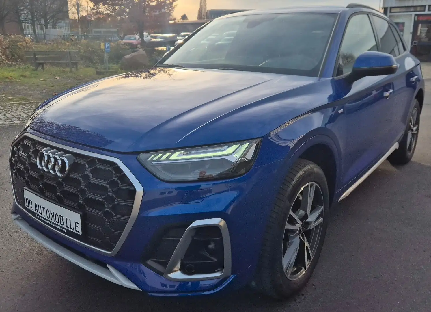 Audi Q5 40 TFSI quattro S line Matrix Virtual APP... Bleu - 1