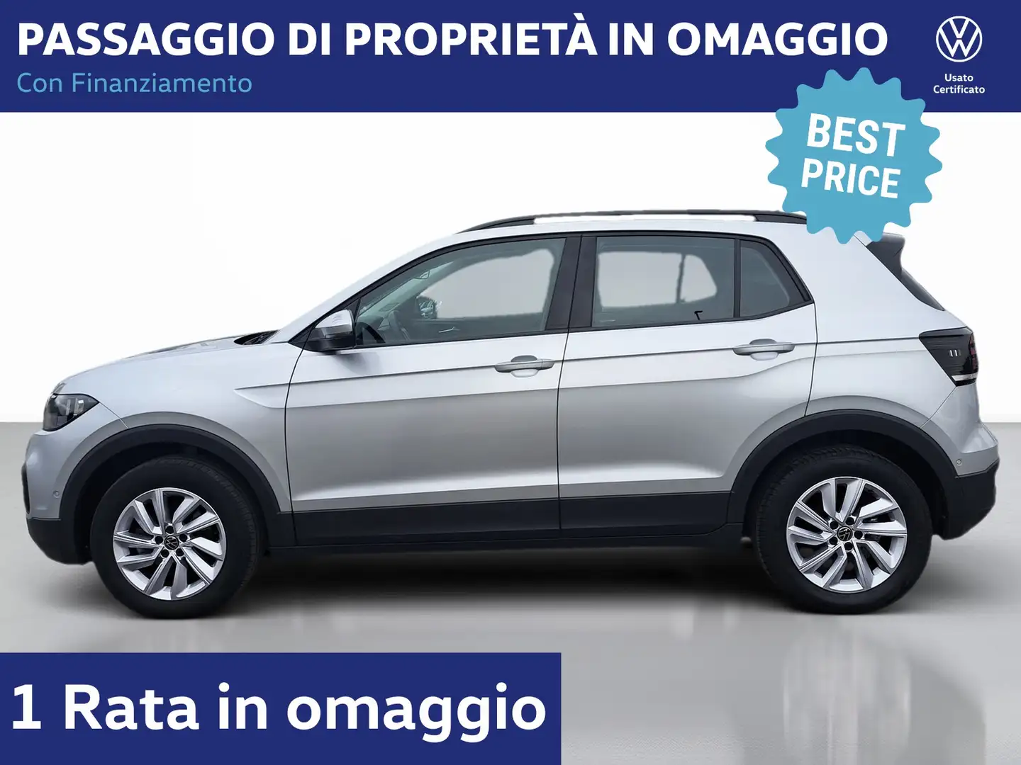 Volkswagen T-Cross 1.0 tsi style 110cv dsg Gris - 2