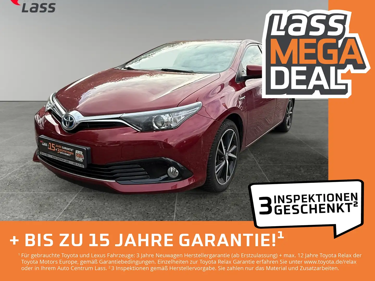 Toyota Auris 1.8 Edition-S+ AUT Facelift Fernlichtass. Rot - 1