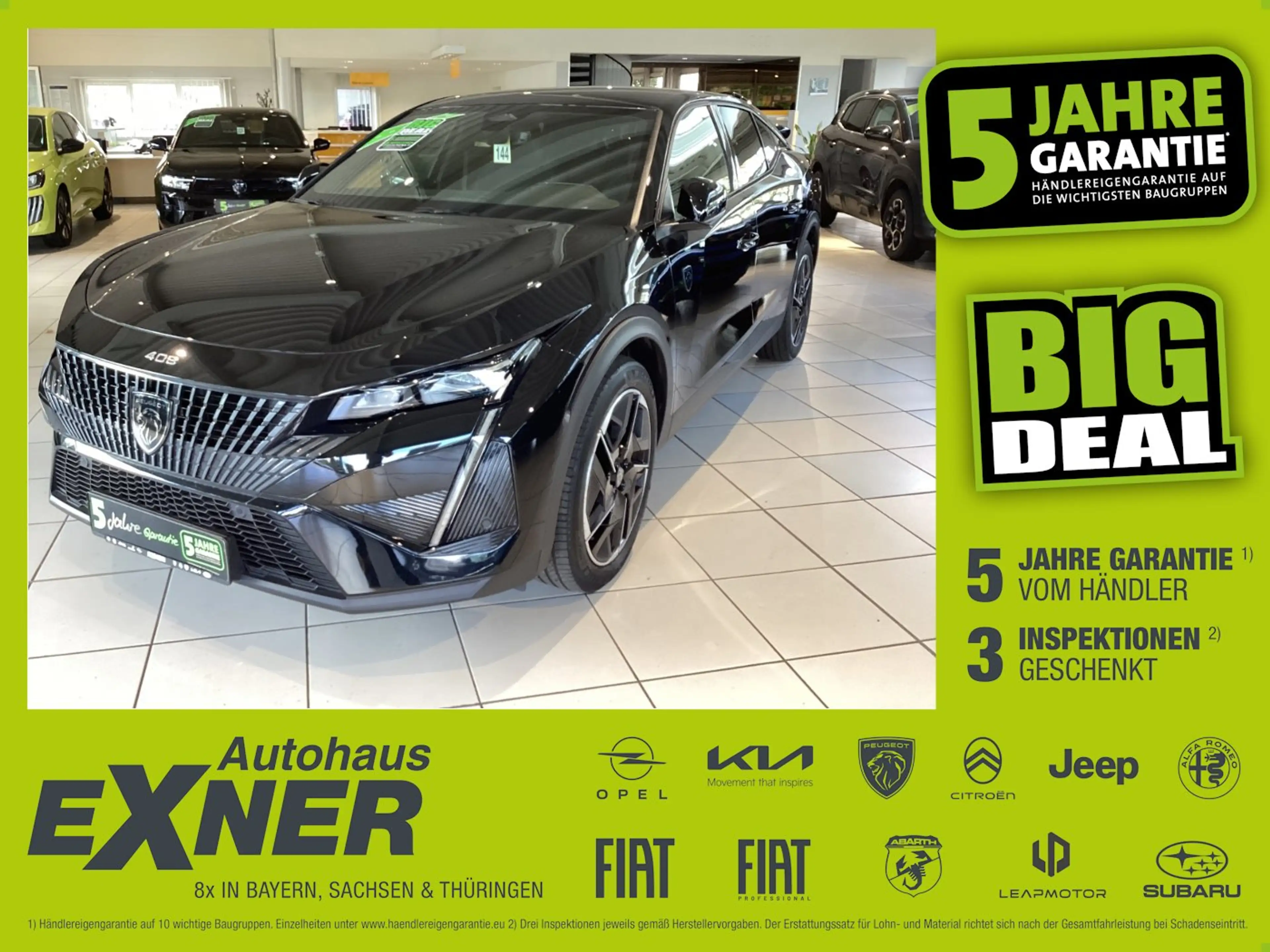 Peugeot 408 1.2 PureTech 130 GT Kamera+SHZ+LED+Navi+LM