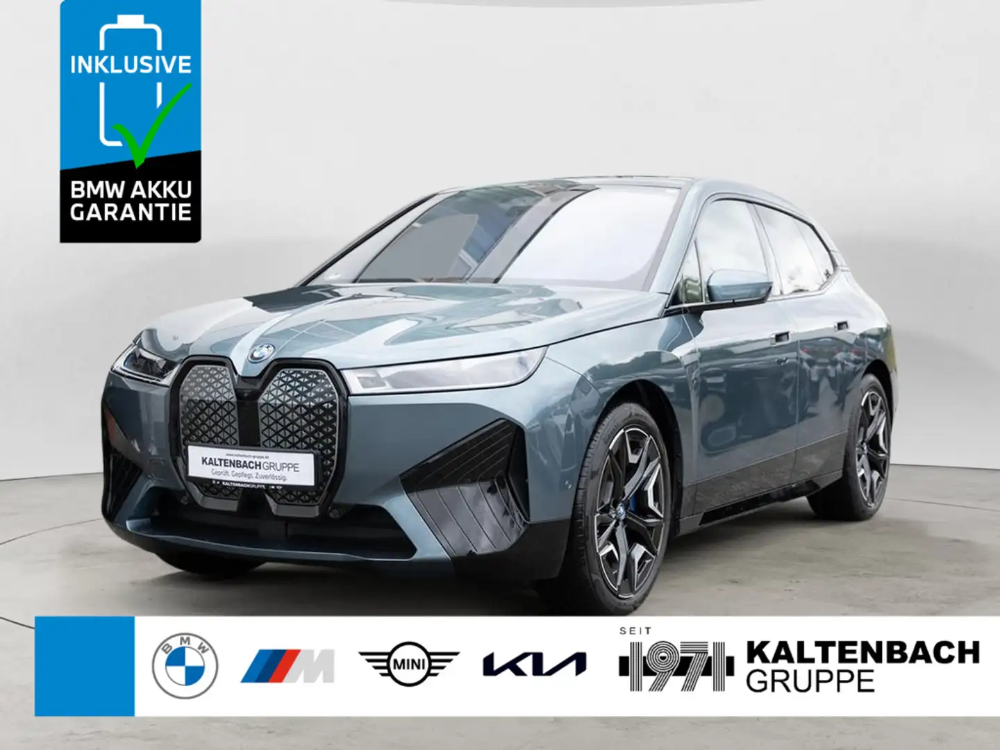 BMW iX xDrive 40 Sport PANO HUD 360° LASER LED Blau - 1