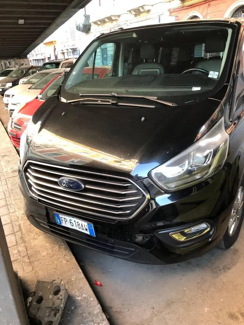 Ford Tourneo Custom shuttle super full Чорний - 1