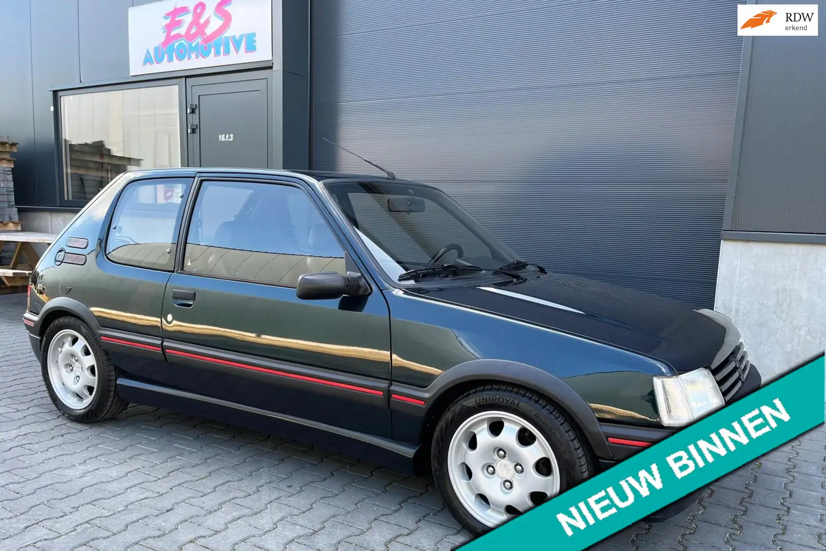 Peugeot 205 1.9 GTI, nieuwe distr. banden, enz Groen - 1