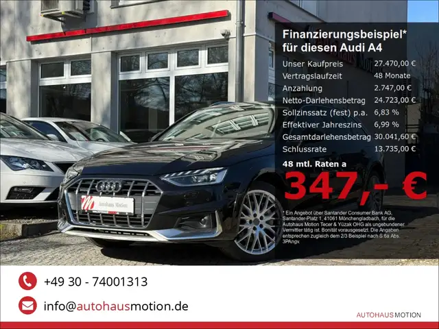 2020 Audi A4 in Black for sale