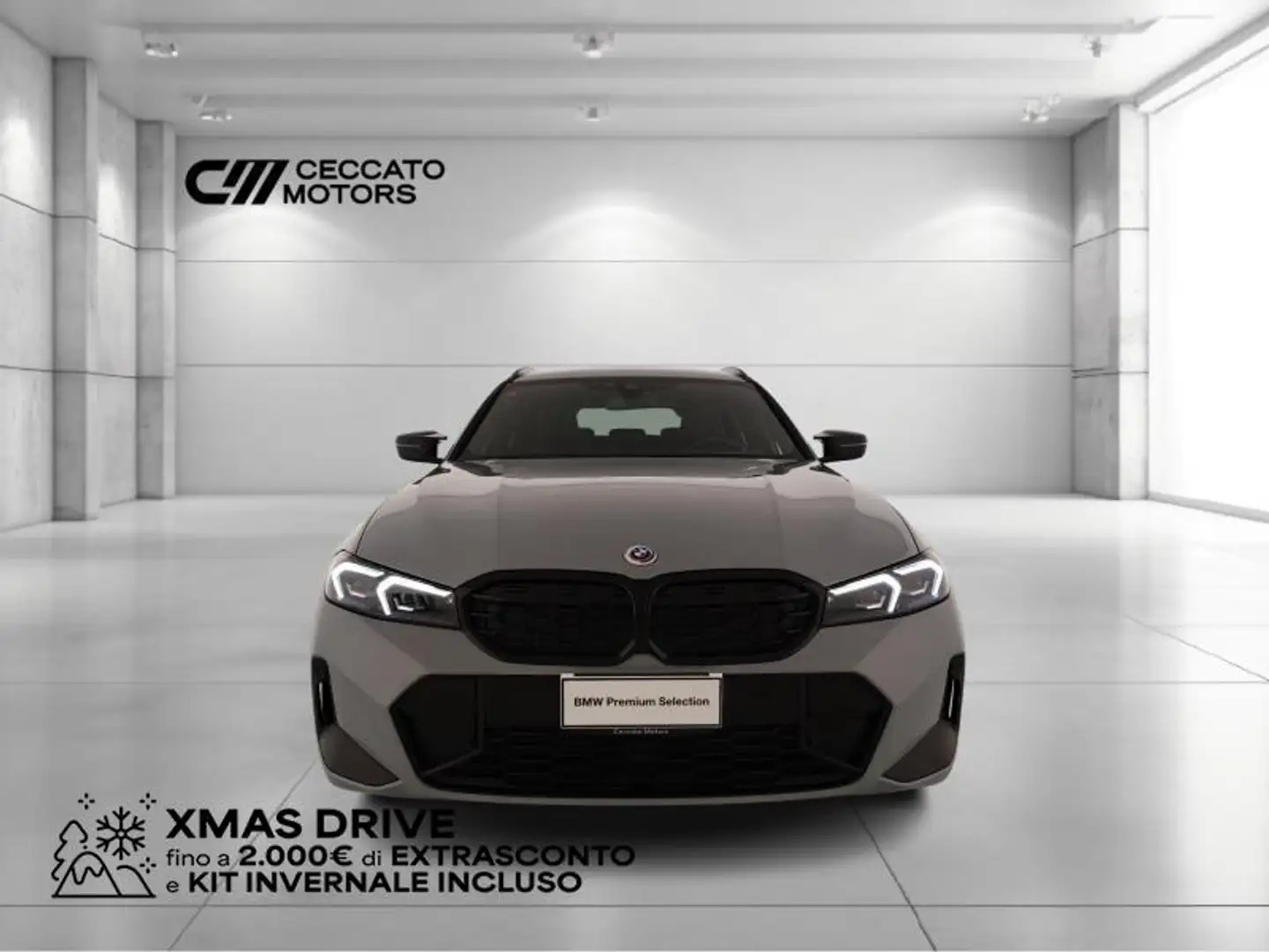 BMW 340 M0i Touring mhev 48V xdrive auto Grigio - 2