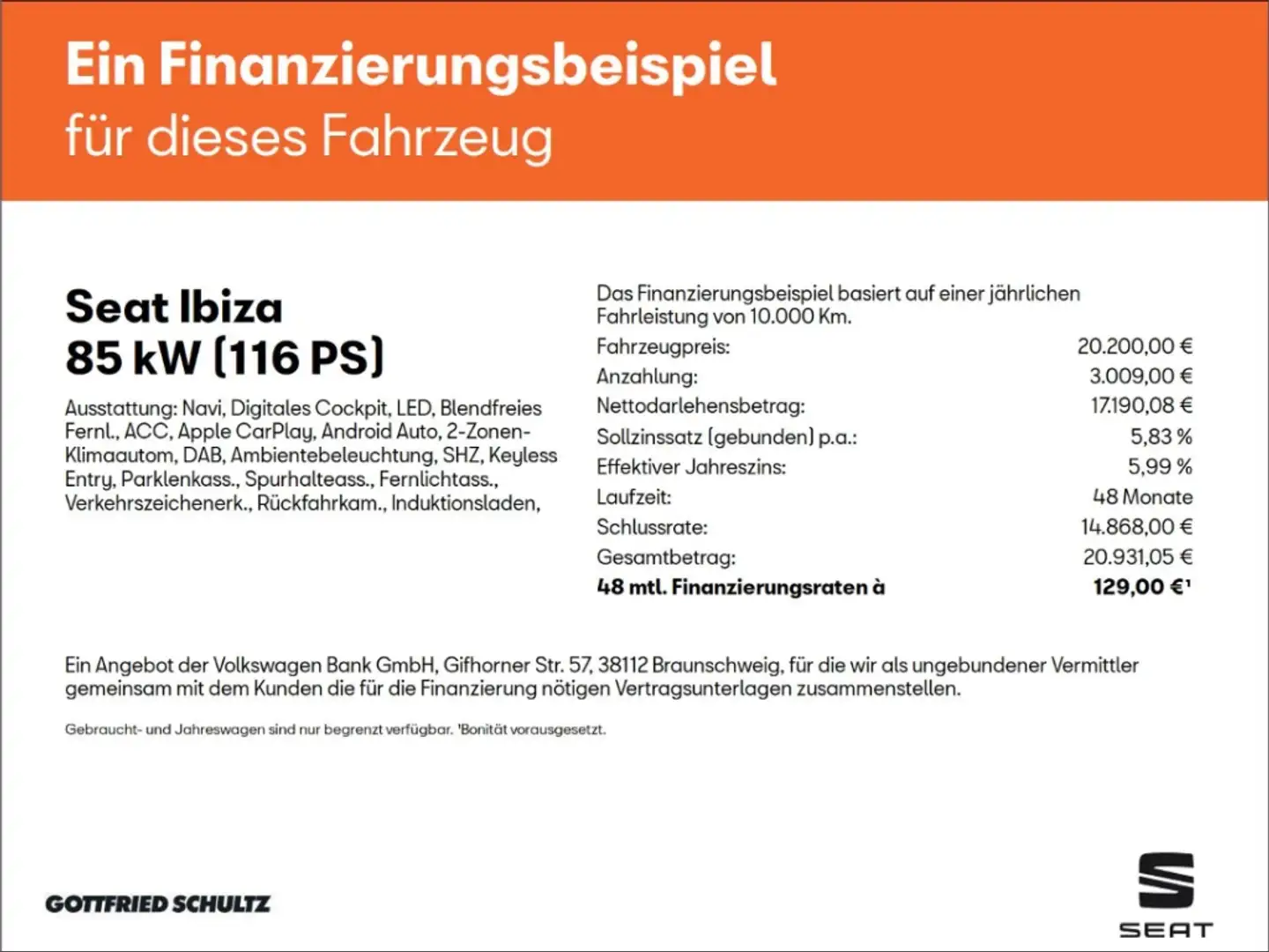 SEAT Ibiza STYLE SITZHEIZUNG EINPARKHILFE NAVI LED Schwarz - 2