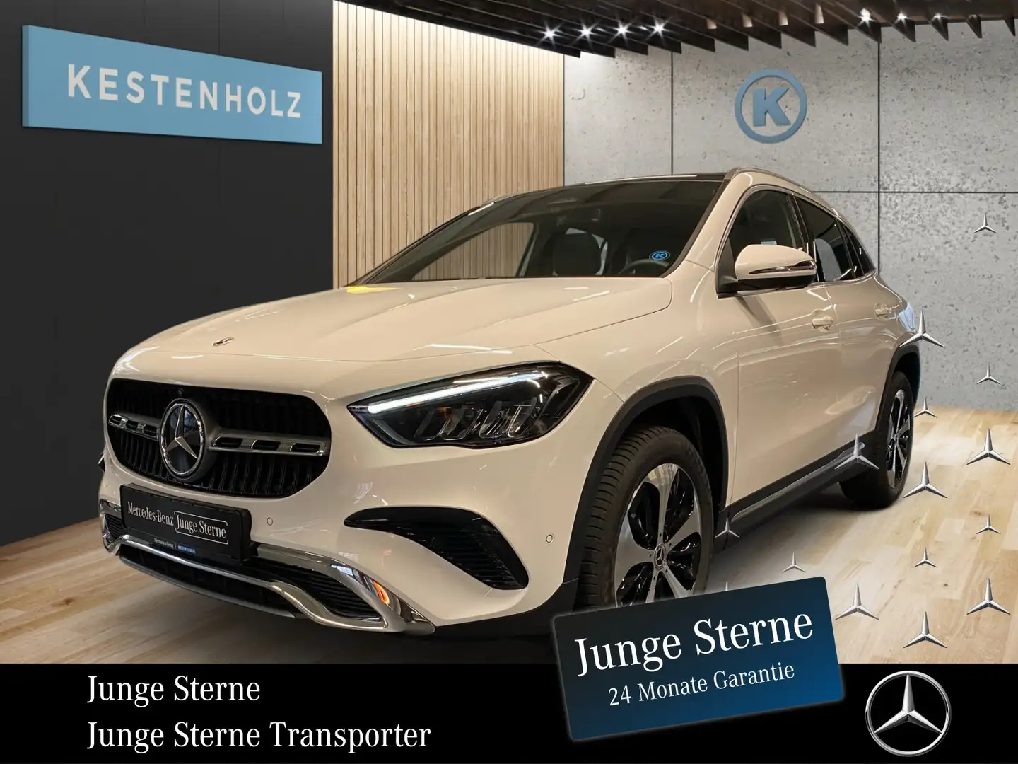 Mercedes-Benz GLA 220 GLA 220 4M *PROGRESSIVE*STHZ*PANO*360°KAM* Navi Biały - 1